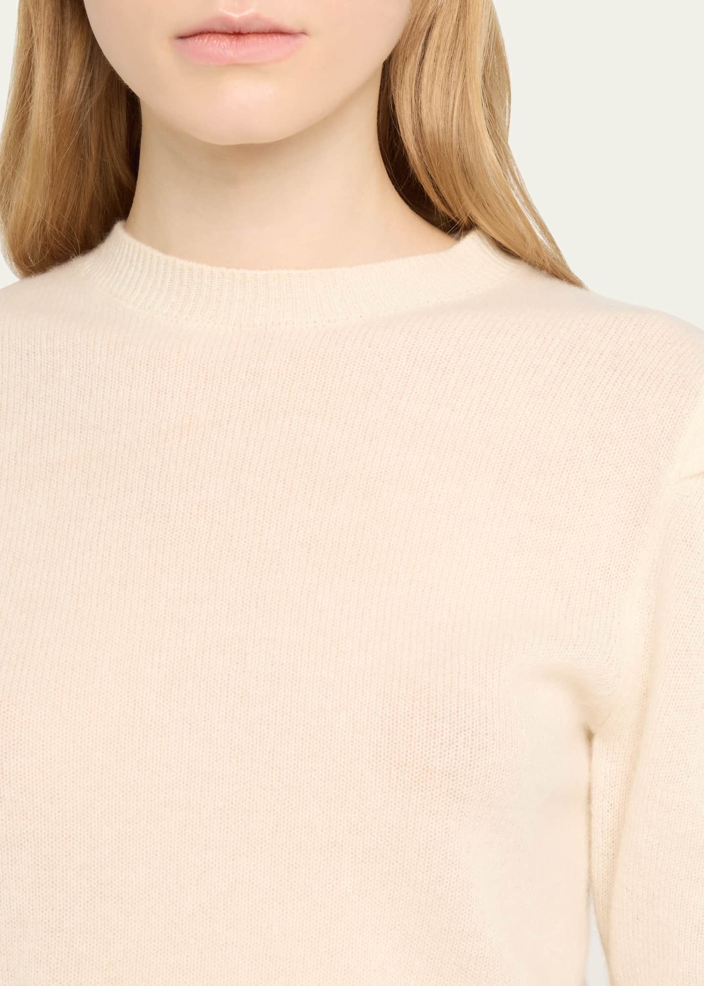 FRAME Ruched Cashmere-Wool Sweater Image 5 of 5