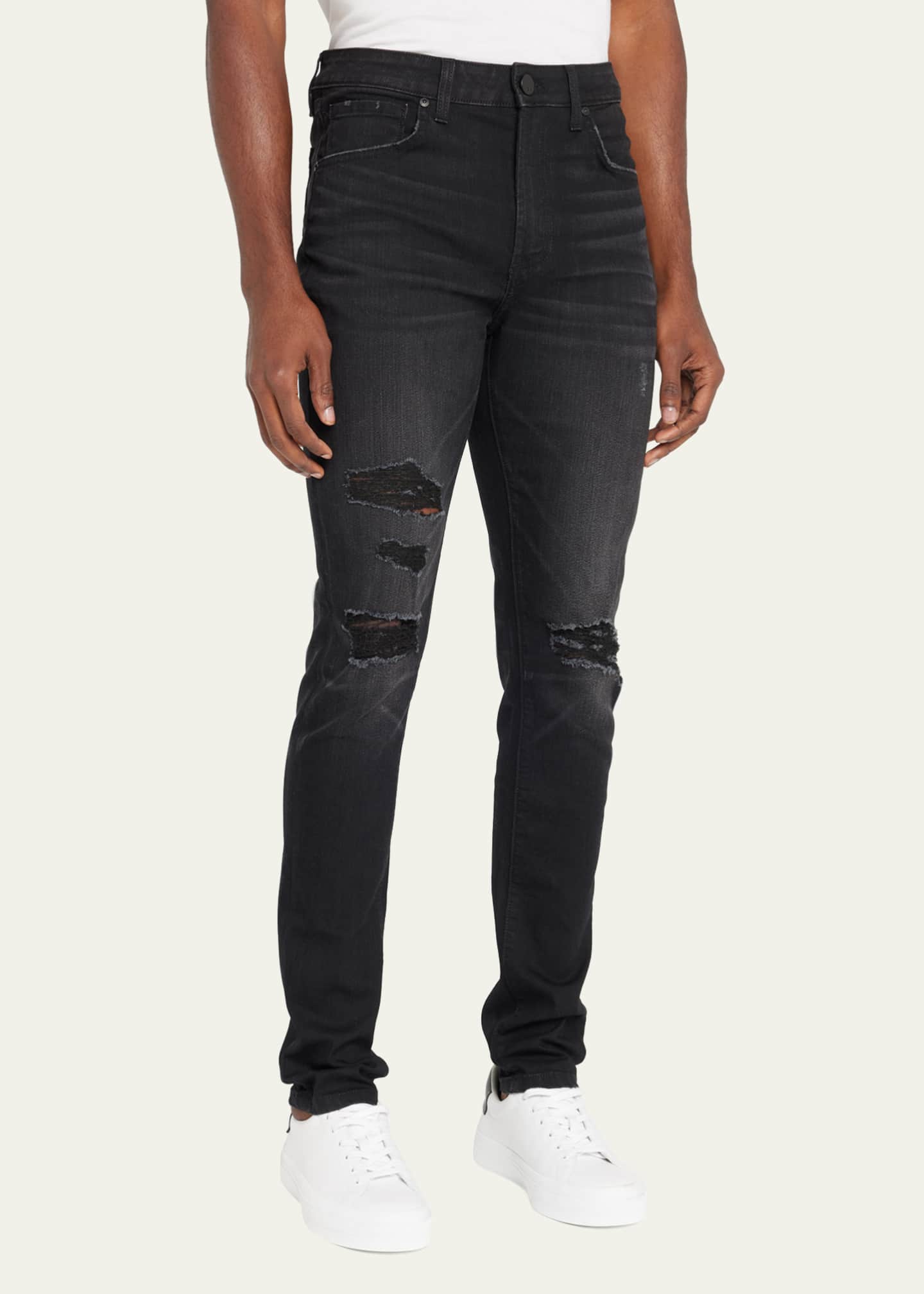 monfrere Men s Greyson Knee Rip Skinny Jeans