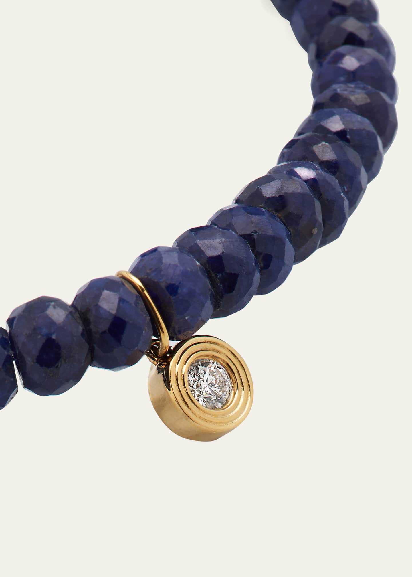 Blue sapphire cheap bead bracelet