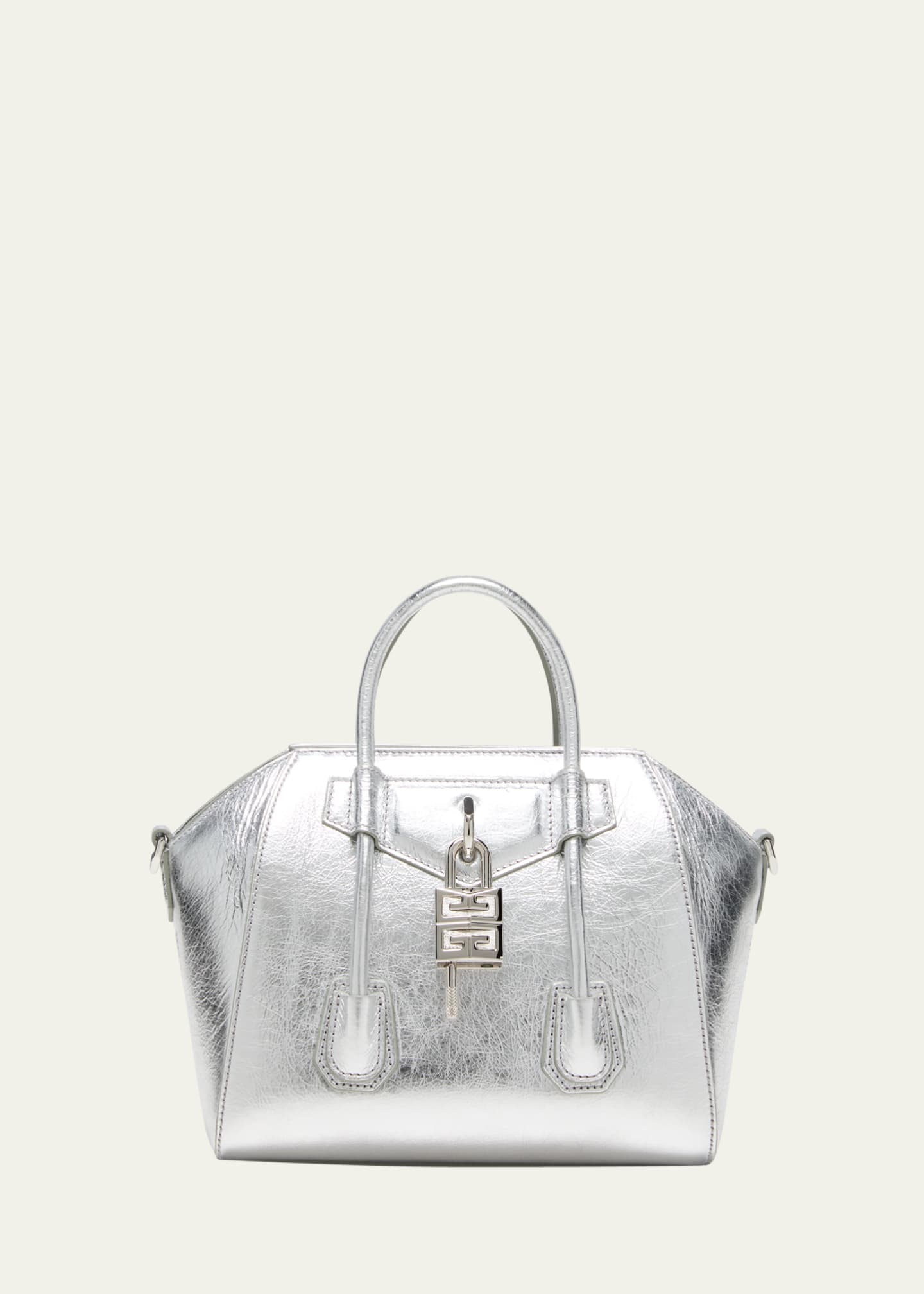 Givenchy Antigona Leather Lock Mini Satchel Bag - Bergdorf Goodman