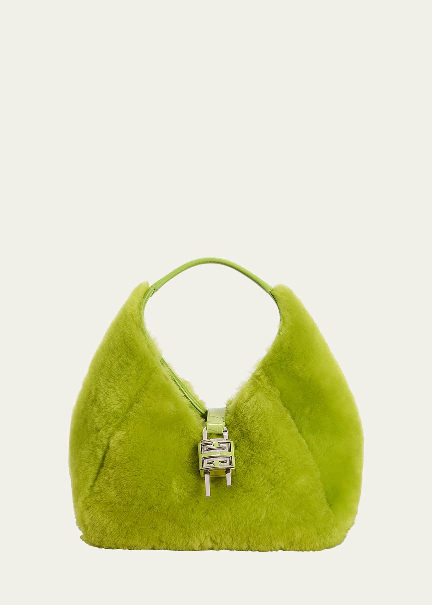 Givenchy Mini Hobo Bag in Lamb Shearling - Bergdorf Goodman