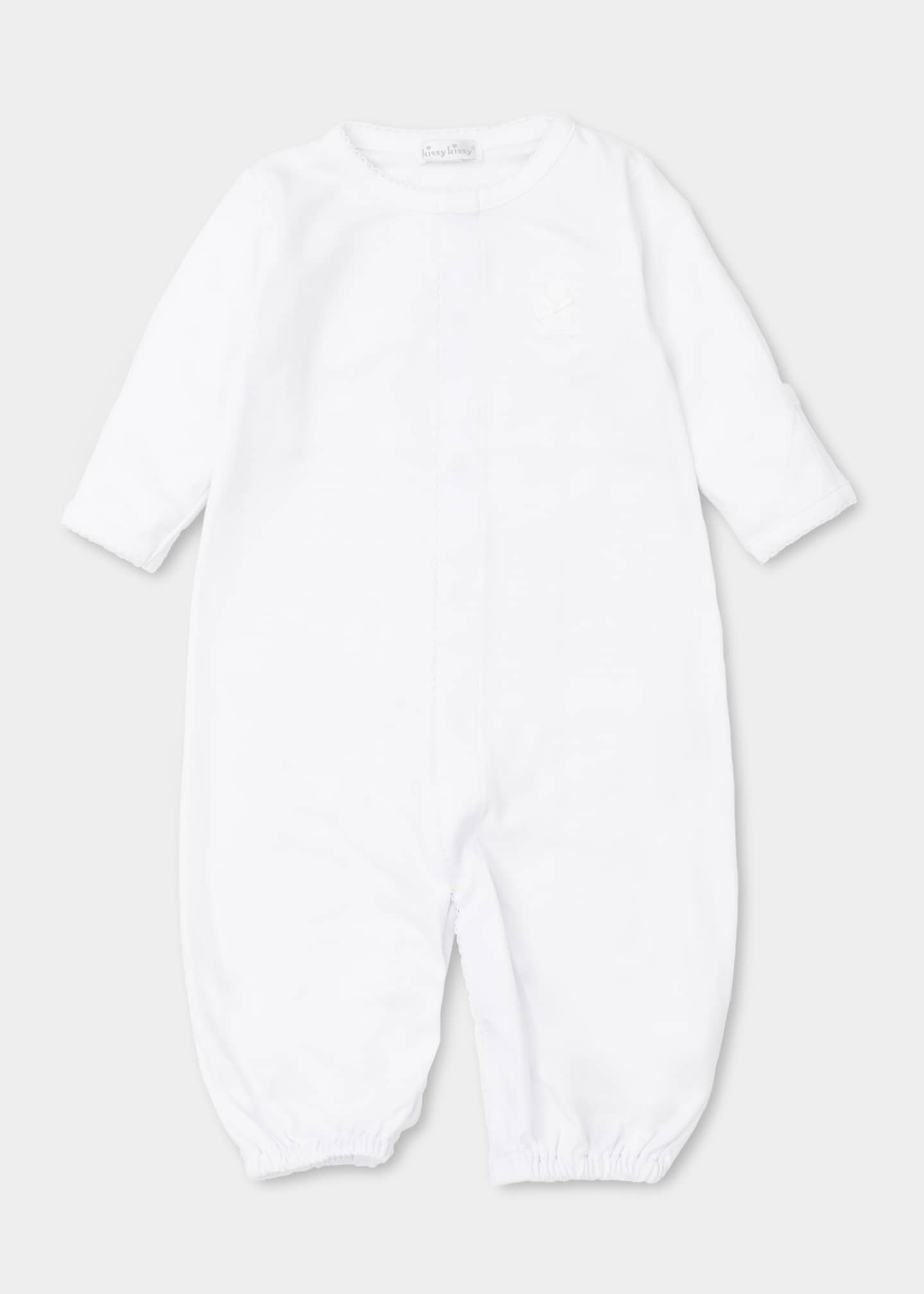 Kissy Kissy Kid's Pique Teddy Bear Convertible Gown Bergdorf Goodman