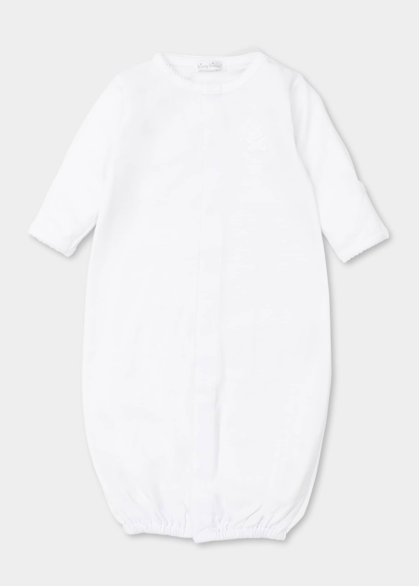 Kissy Kissy Kid's Pique Teddy Bear Convertible Gown Bergdorf Goodman