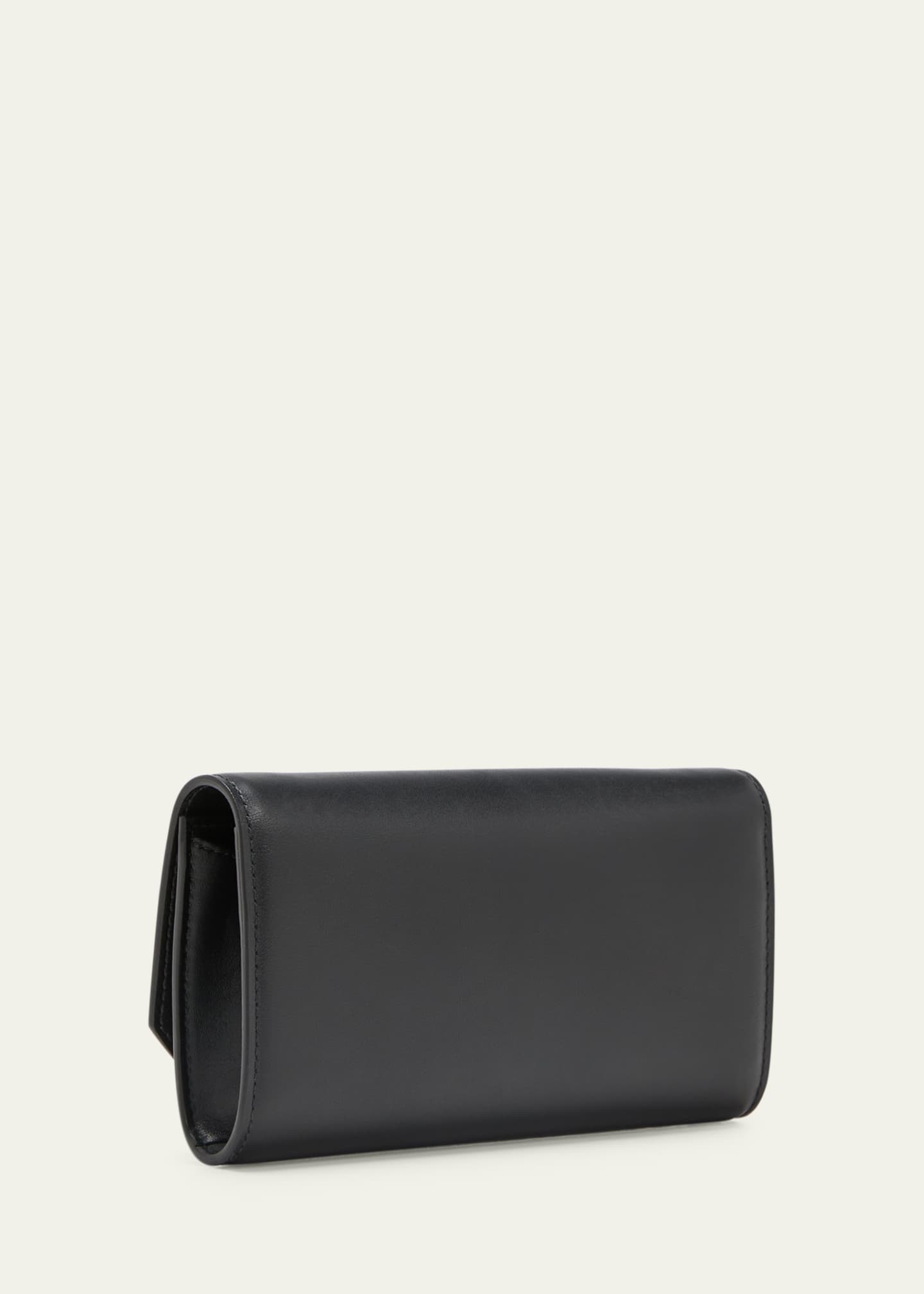MARINDA | Black Leather Wallet | Summer Collection | JIMMY CHOO