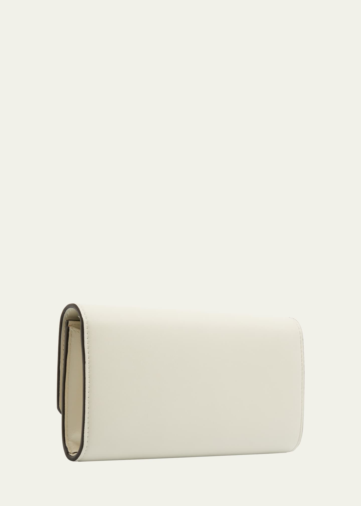 Jimmy Choo Buckle Lambskin Wallet with Chain Image 3 of 5