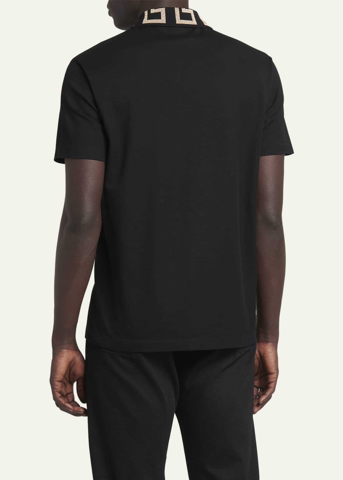 Mens versace polo shirt sale sale