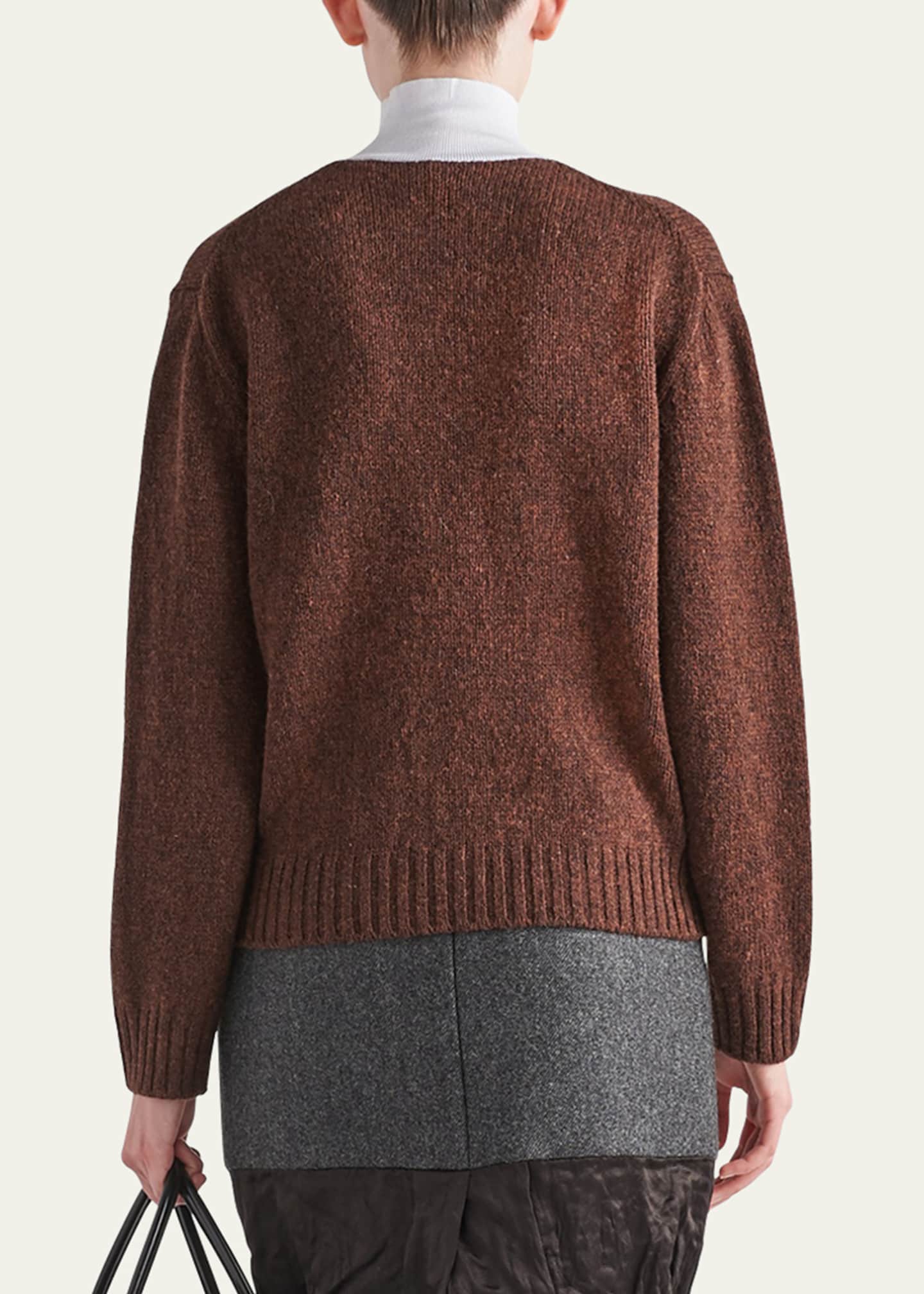 Prada Turtleneck Cashmere/Wool Sweater - Bergdorf Goodman