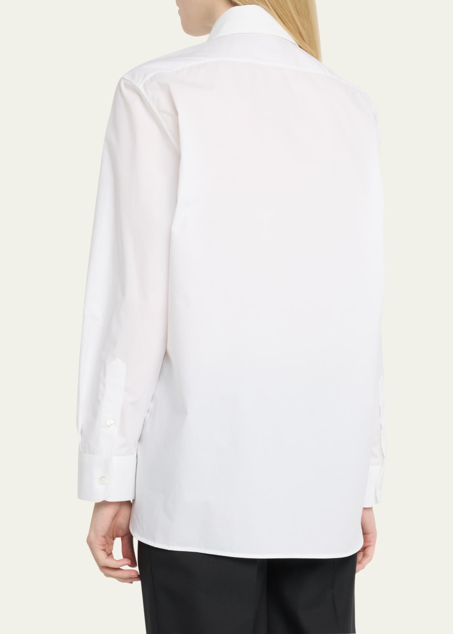 THE ROW Sisilia Menswear Poplin Shirt - Bergdorf Goodman