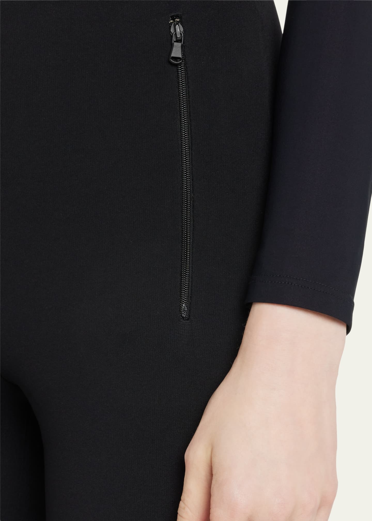 WARDROBE.NYC Side ZipHem Leggings Bergdorf Goodman