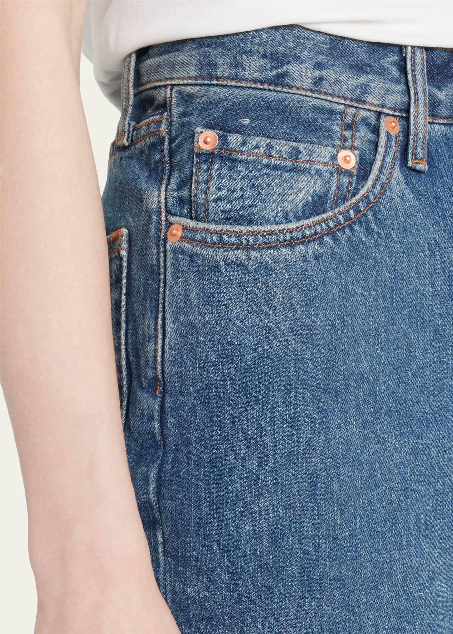 Wardrobe nyc deals denim midi skirt