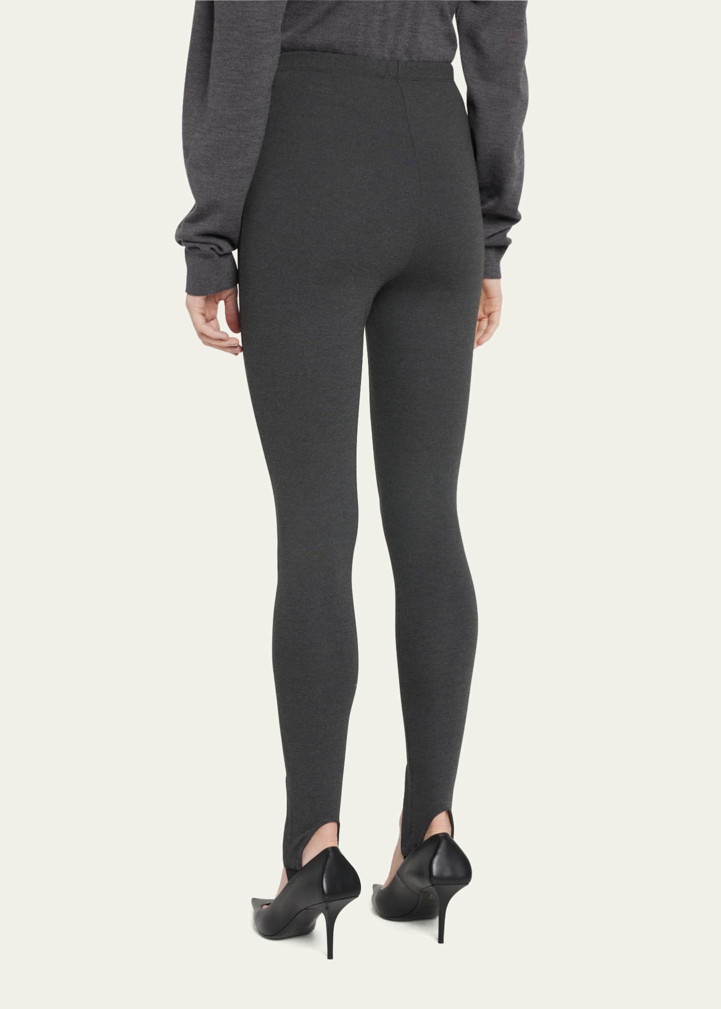 WARDROBE.NYC ZipPocket Stirrup Leggings Bergdorf Goodman