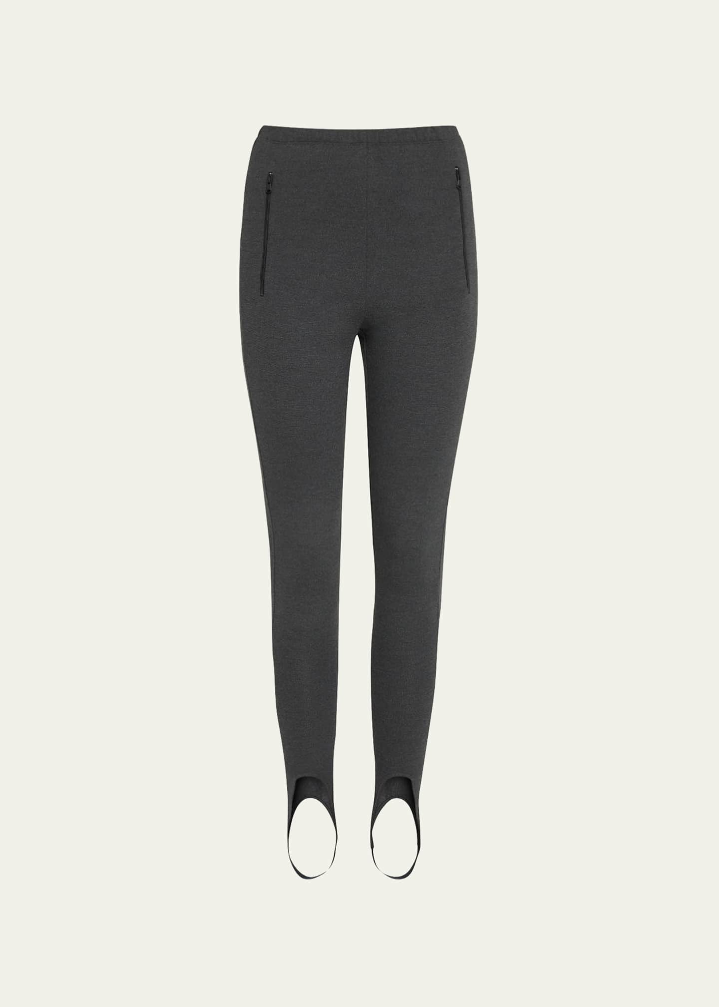 Black Stirrup Leggings by WARDROBE.NYC on Sale