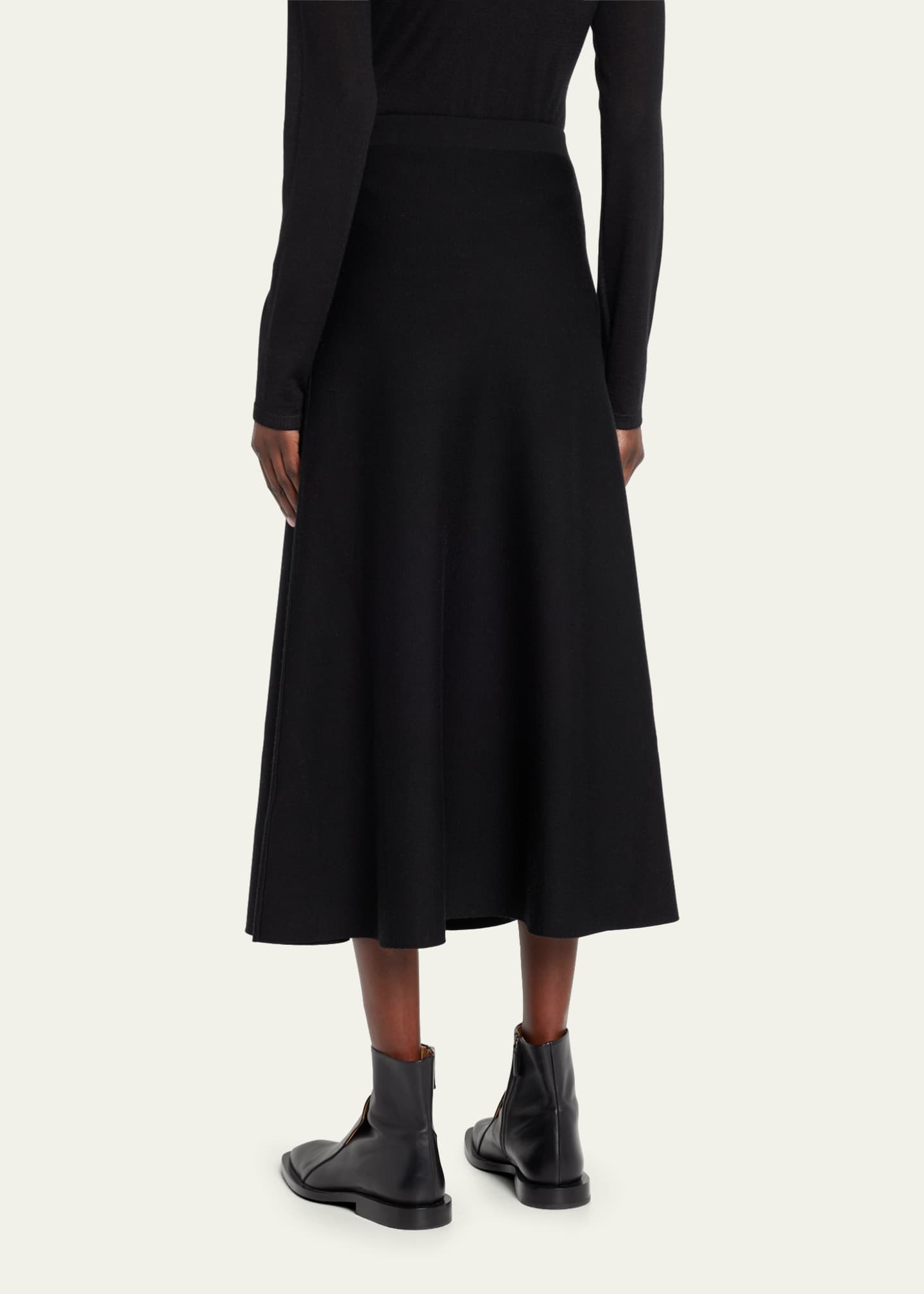 Gabriela Hearst Freddie Midi Wool-Cashmere Skirt - Bergdorf Goodman