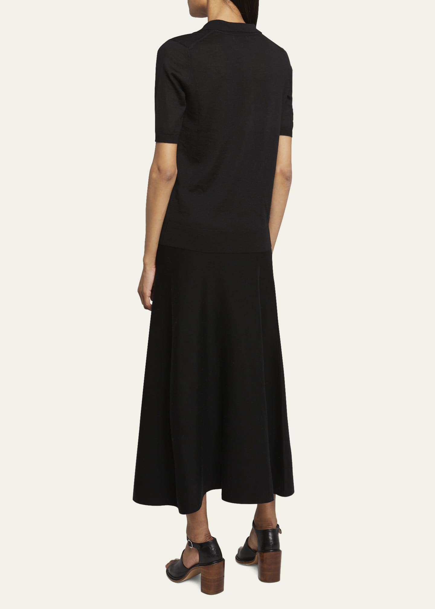 Gabriela Hearst Frank Cashmere Polo Top Image 3 of 5