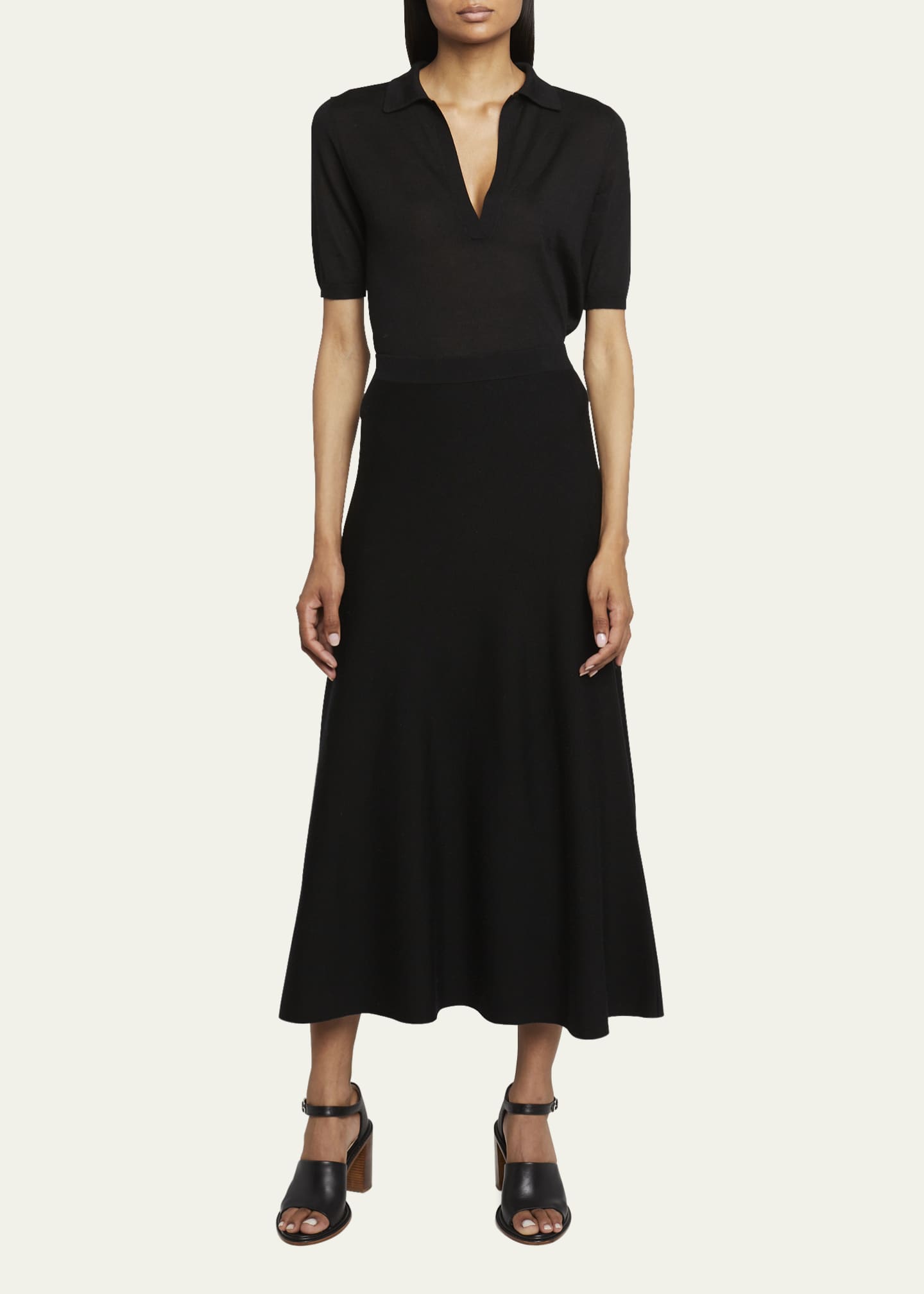 Gabriela Hearst Frank Cashmere Polo Top Image 4 of 5