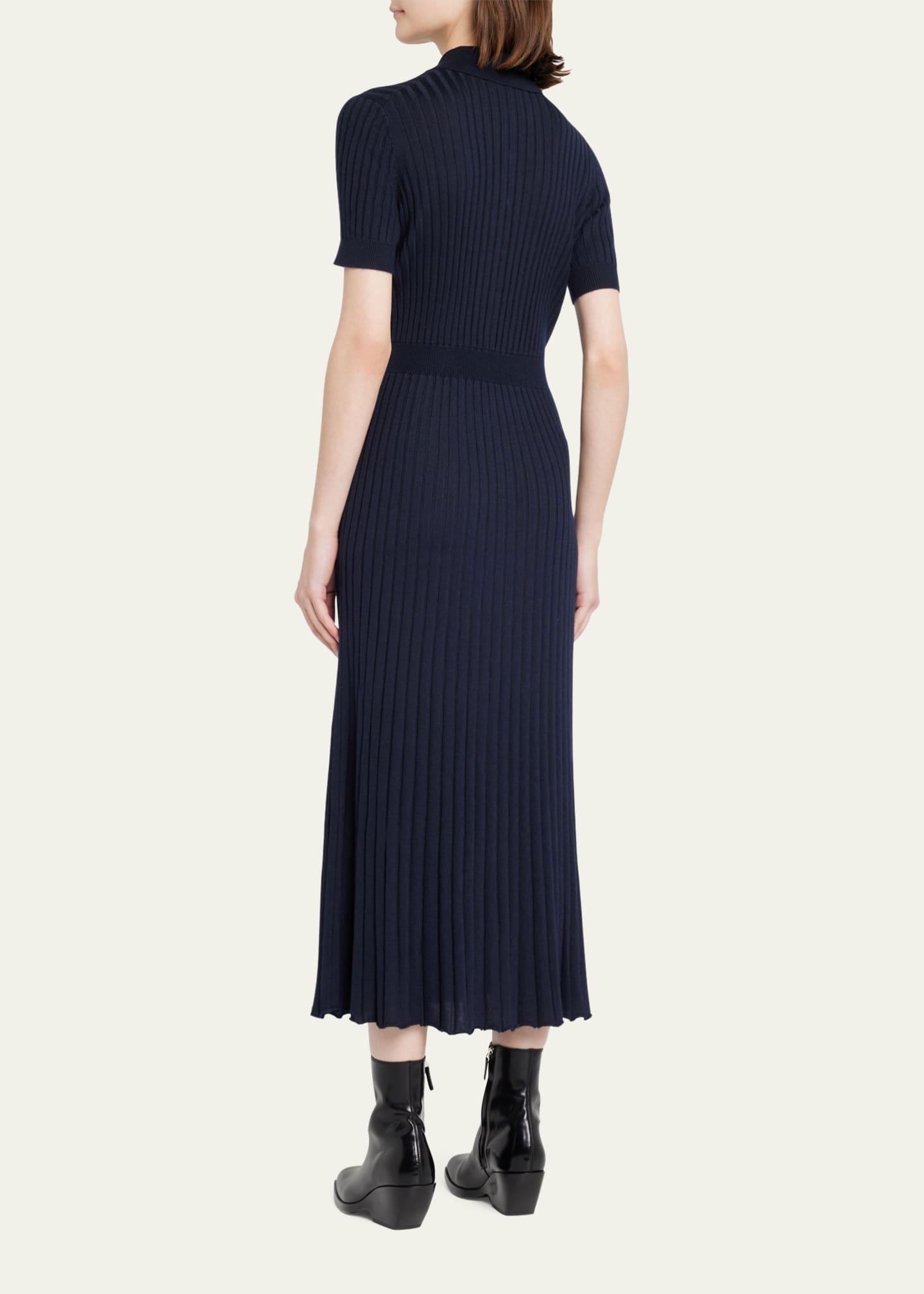 Gabriela Hearst Amor Polo Ribbed Cashmere Dress - Bergdorf Goodman