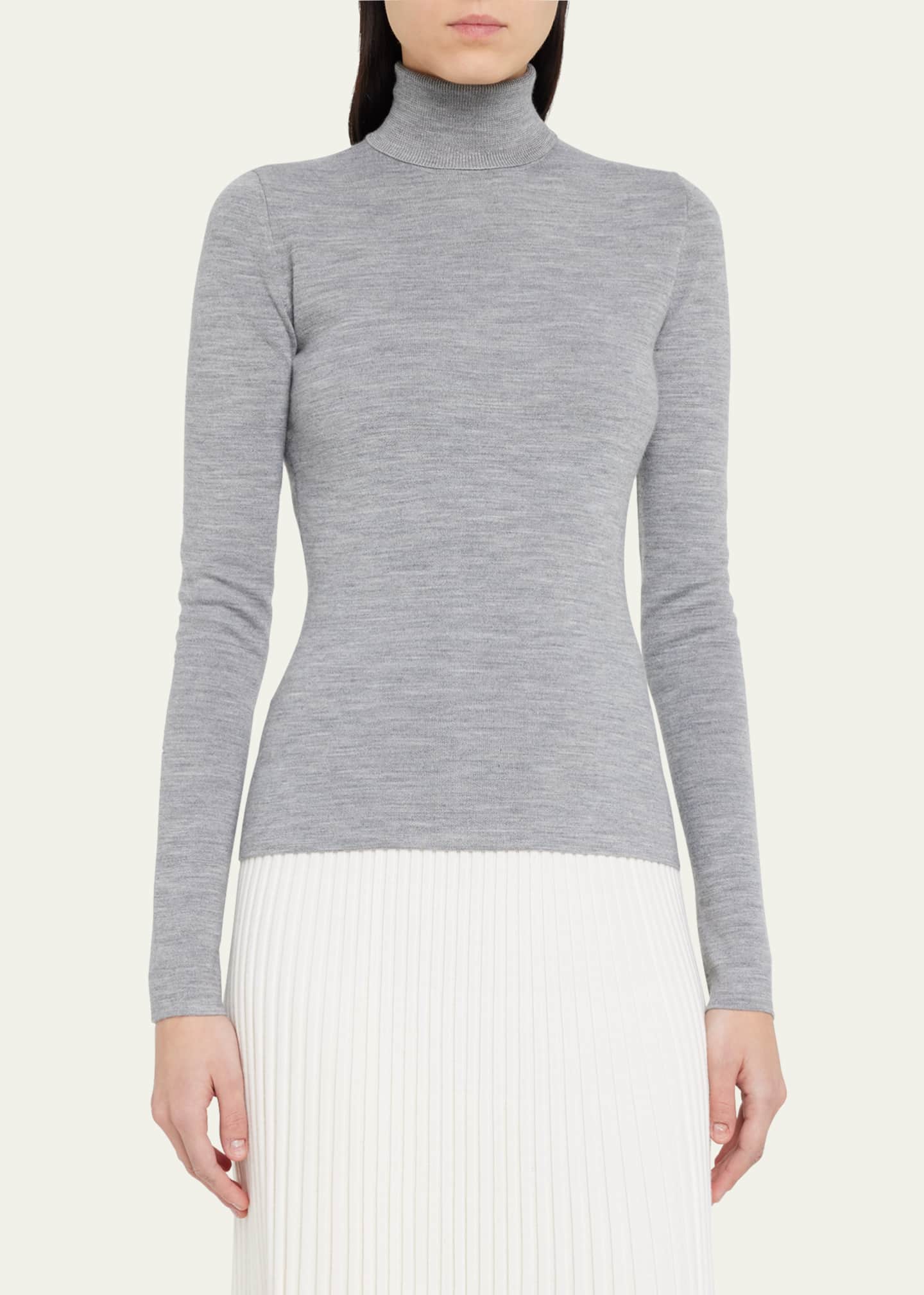 Gabriela Hearst May Wool-Cashmere Turtleneck Image 4 of 5