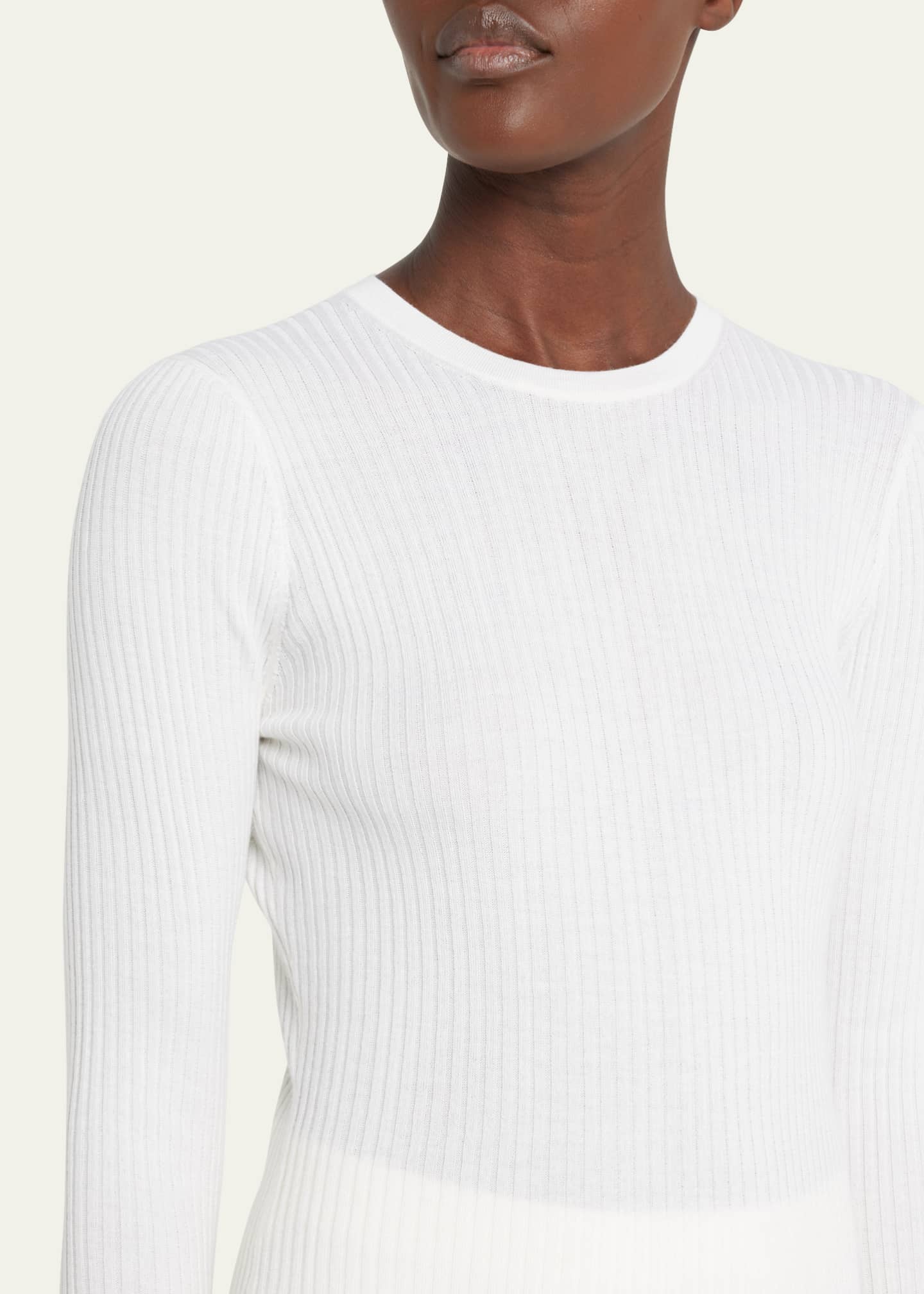 Gabriela Hearst Browning Cashmere Ribbed Top Image 5 of 5