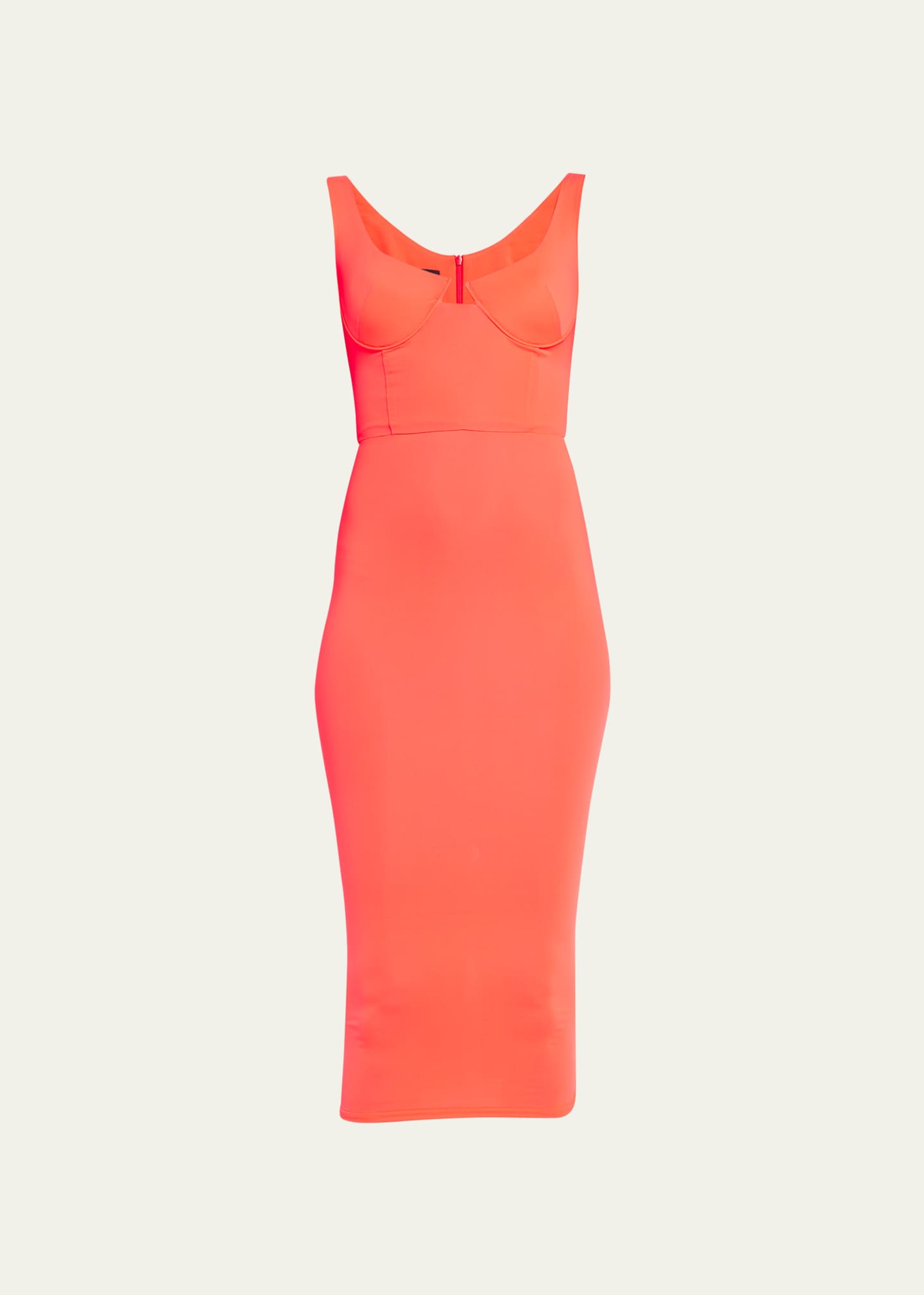 Alex Perry Lycra Scoop Neck Bustier Singlet Dress Bergdorf Goodman