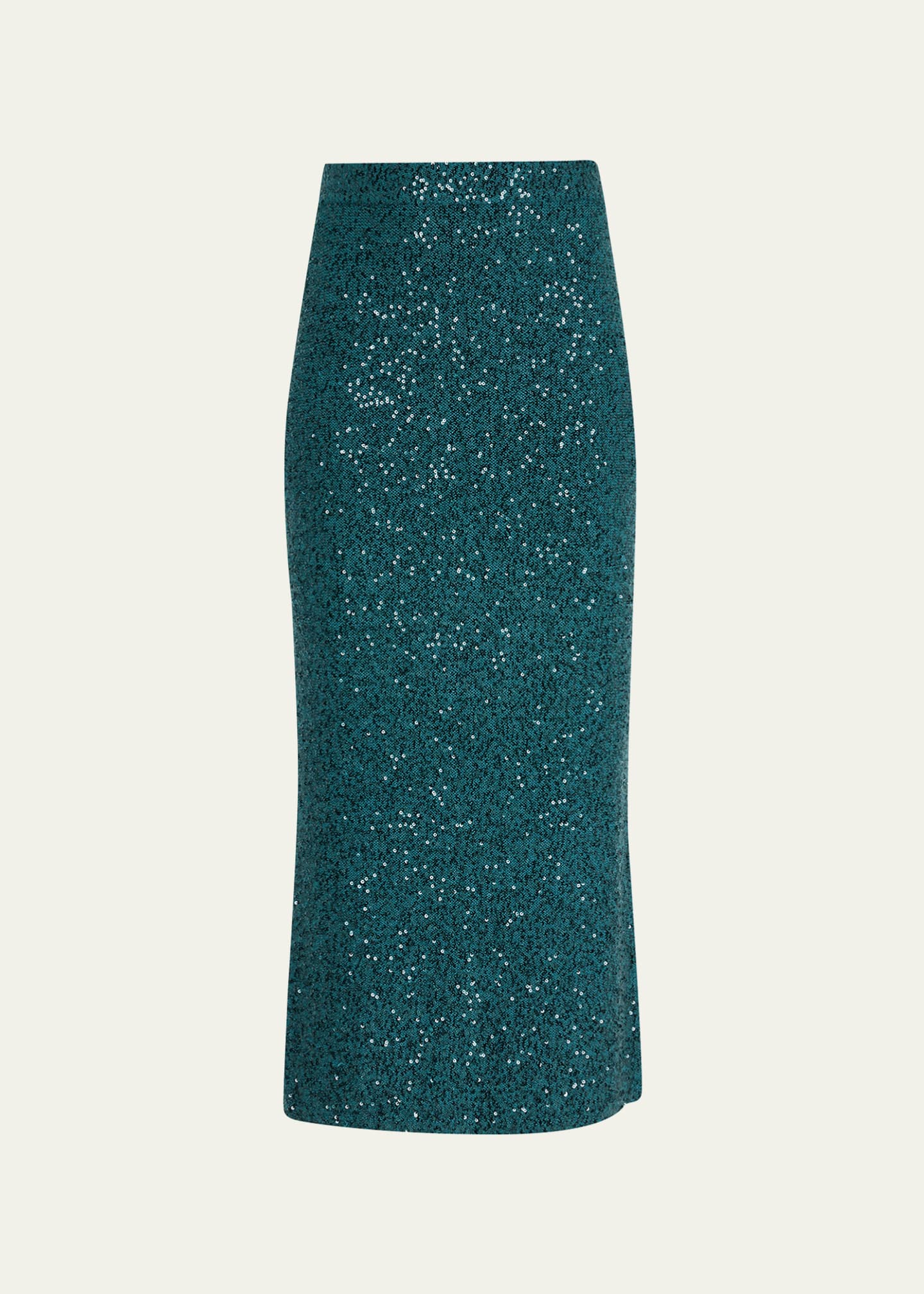 LAPOINTE Cashmere Sequin Midi Skirt Image 1 of 5