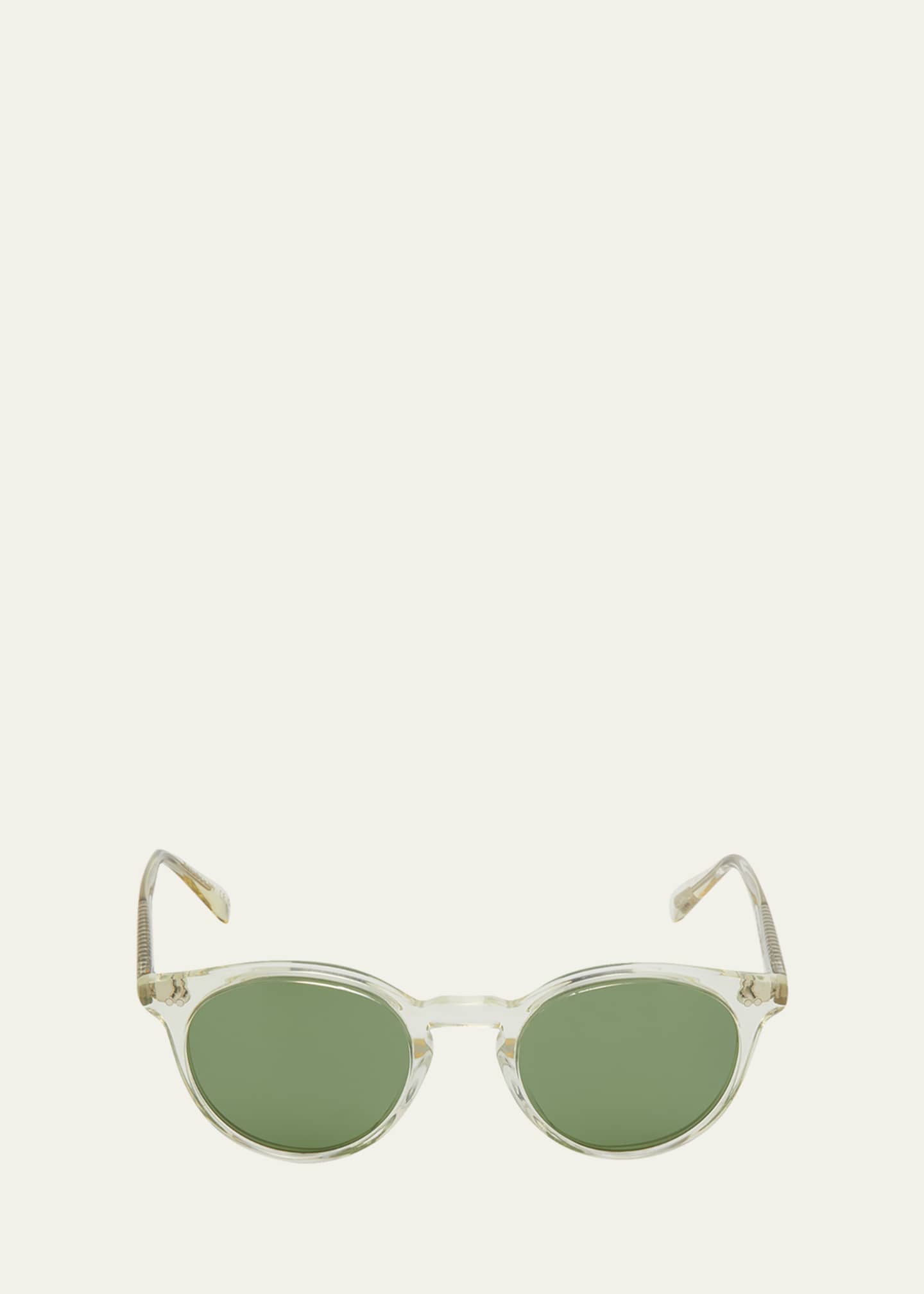 Oliver Peoples Men's Romare Sun KeyholeBridge Round Sunglasses