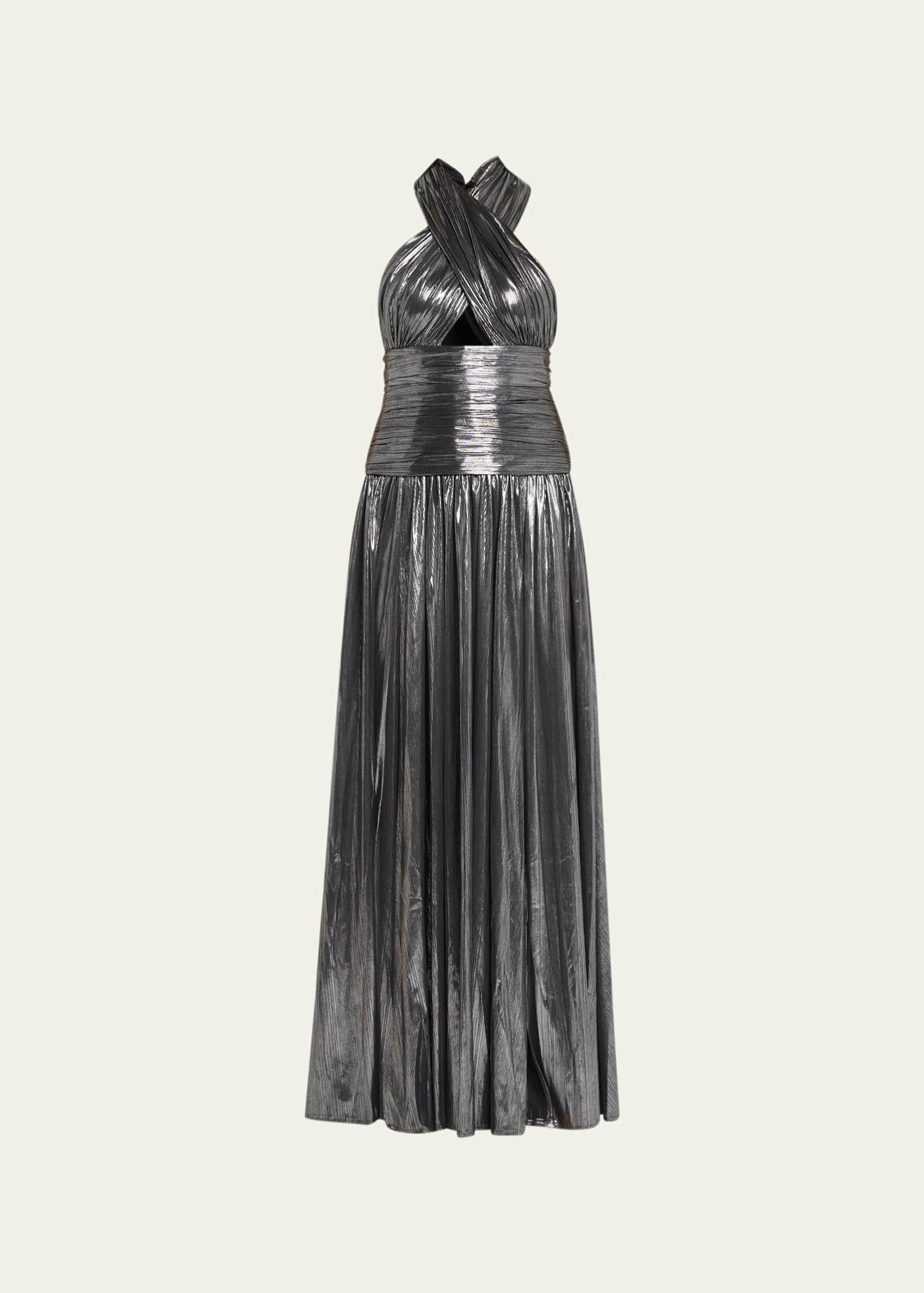 Bronx and banco clearance ester halter mermaid gown