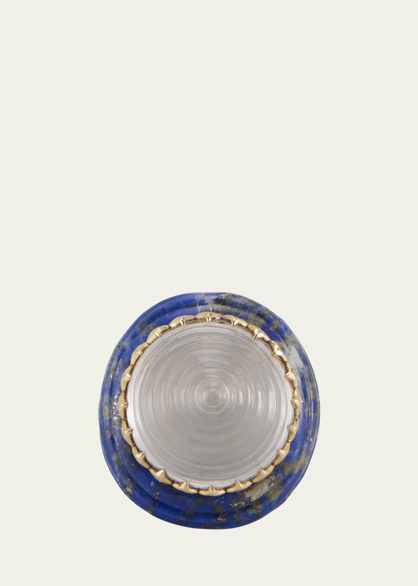 Silvia Furmanovich Silk Road Ring with Diamond, Crystal and Lapis Lazuli Image 1 of 4