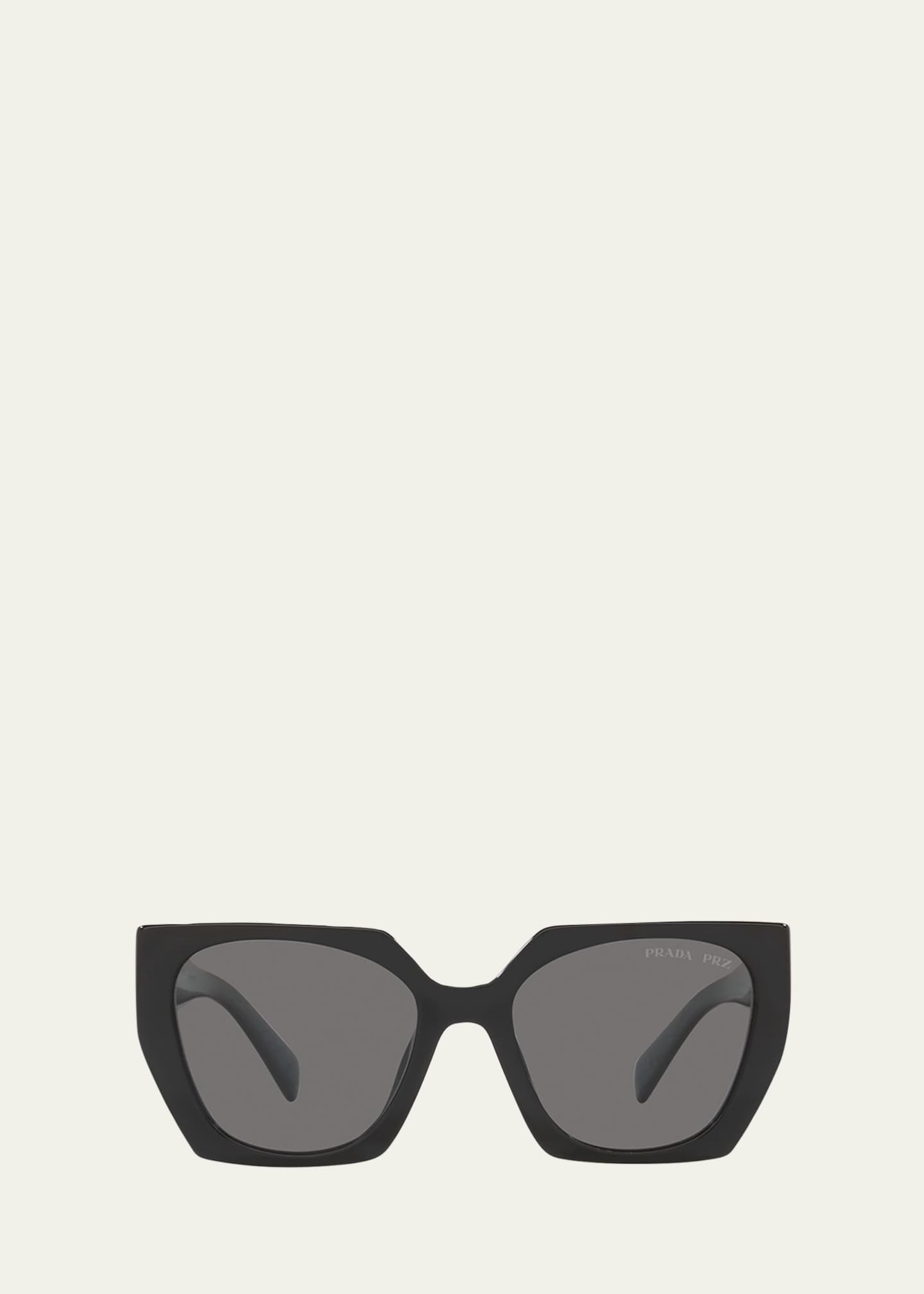 Prada Geometric Rectangle Acetate Sunglasses Bergdorf Goodman
