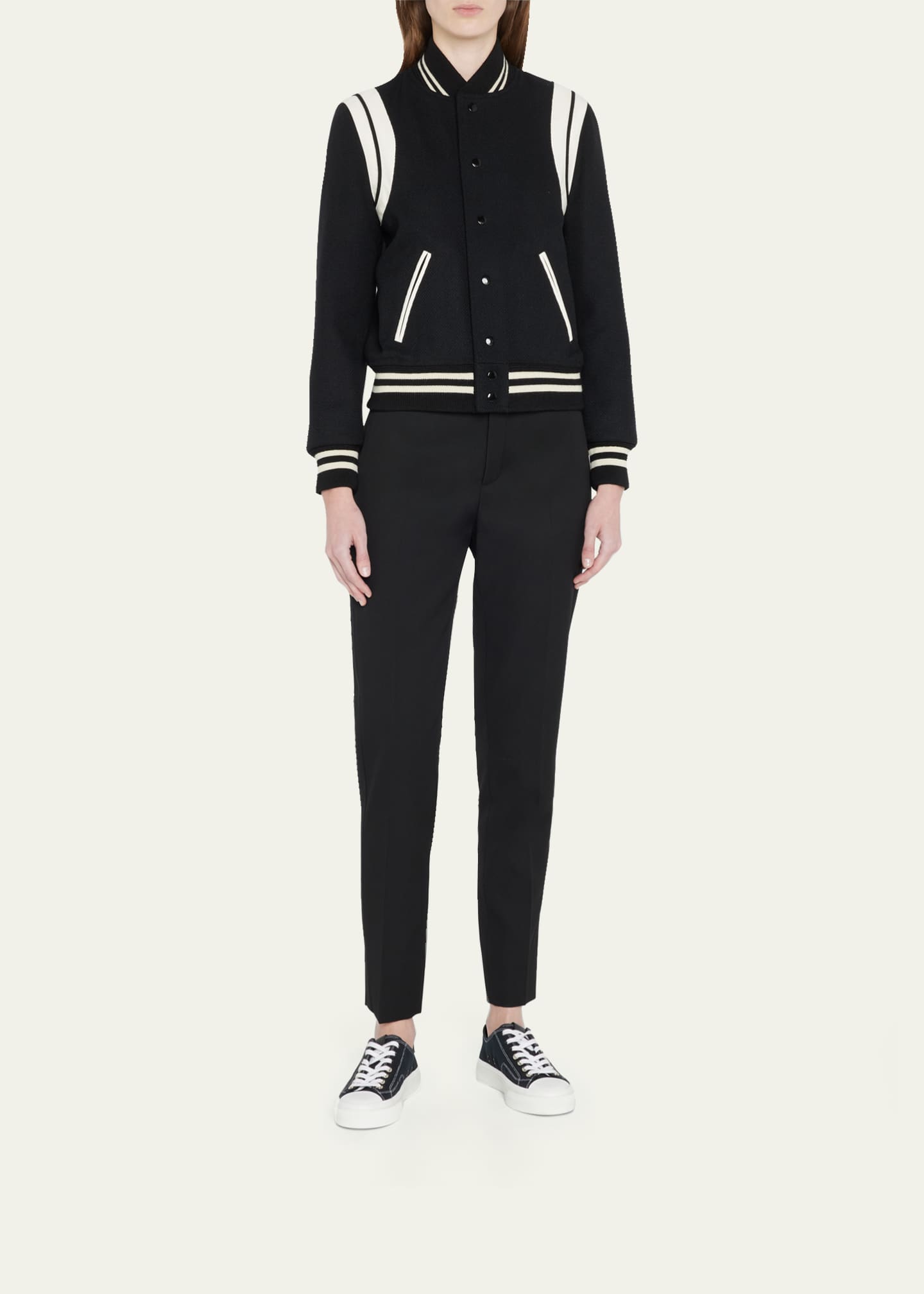 Saint laurent teddy jacket women top