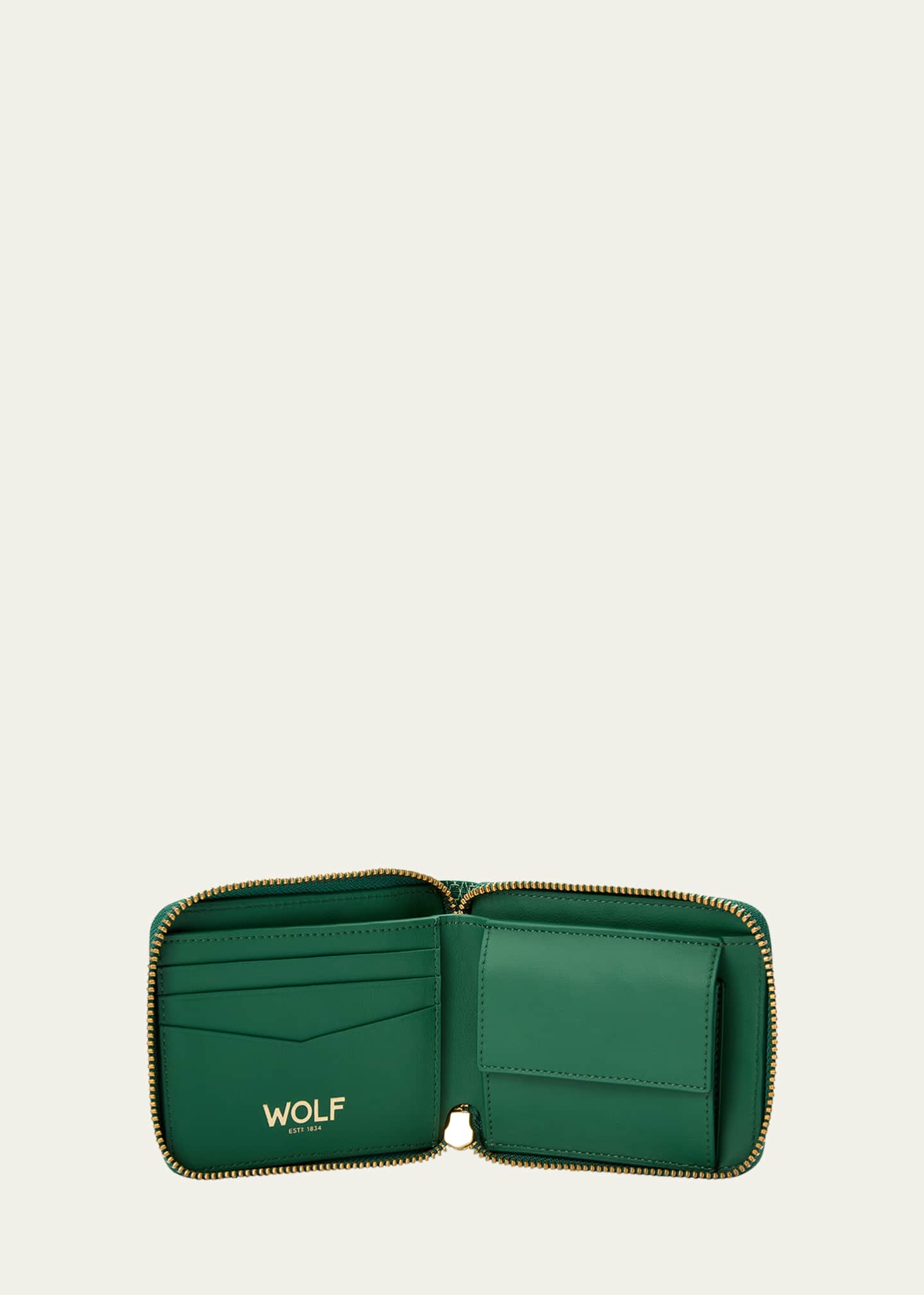 WOLF Men's Signature Zip Wallet Image 2 of 3
