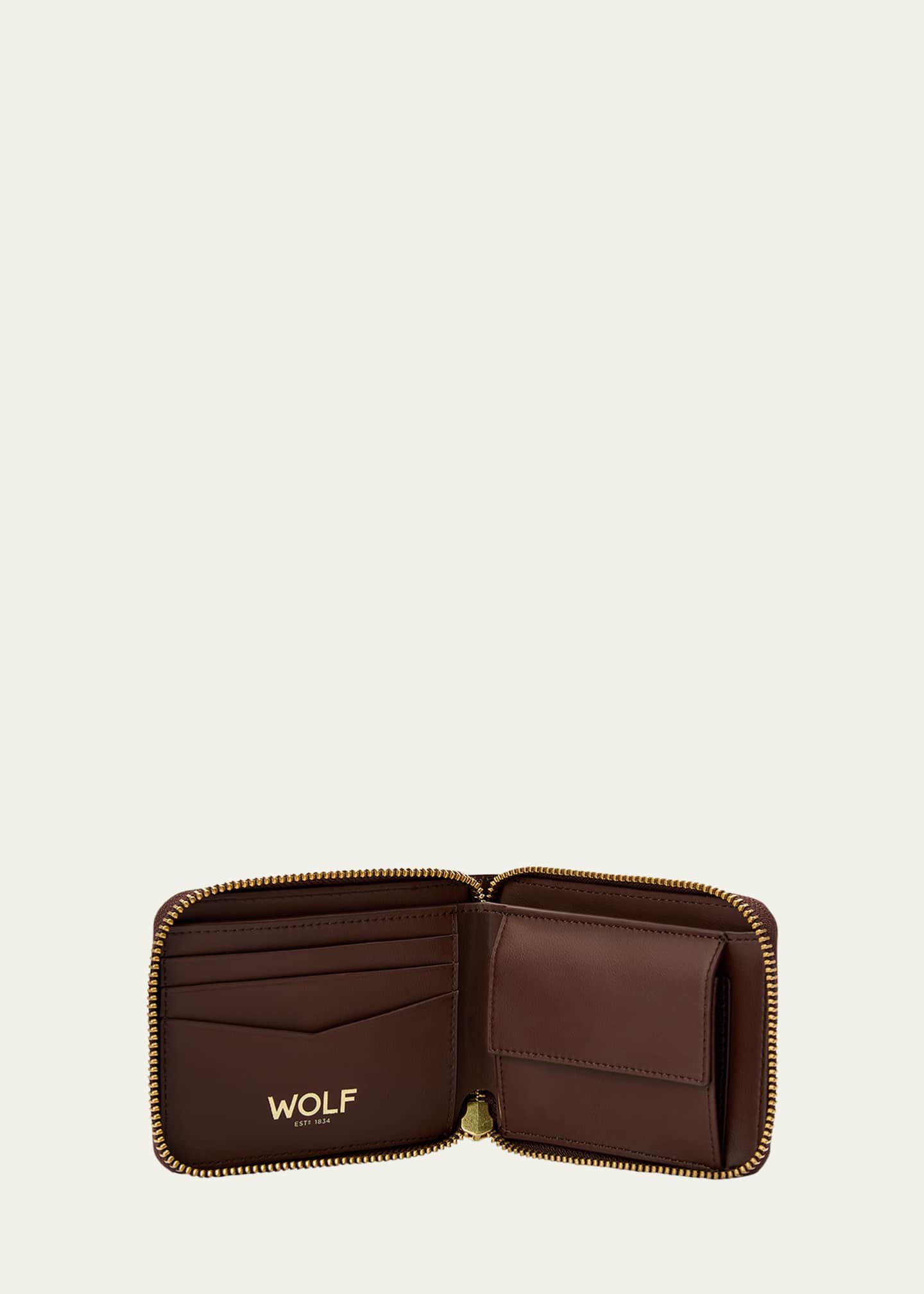 WOLF Men's Signature Zip Wallet Image 2 of 3