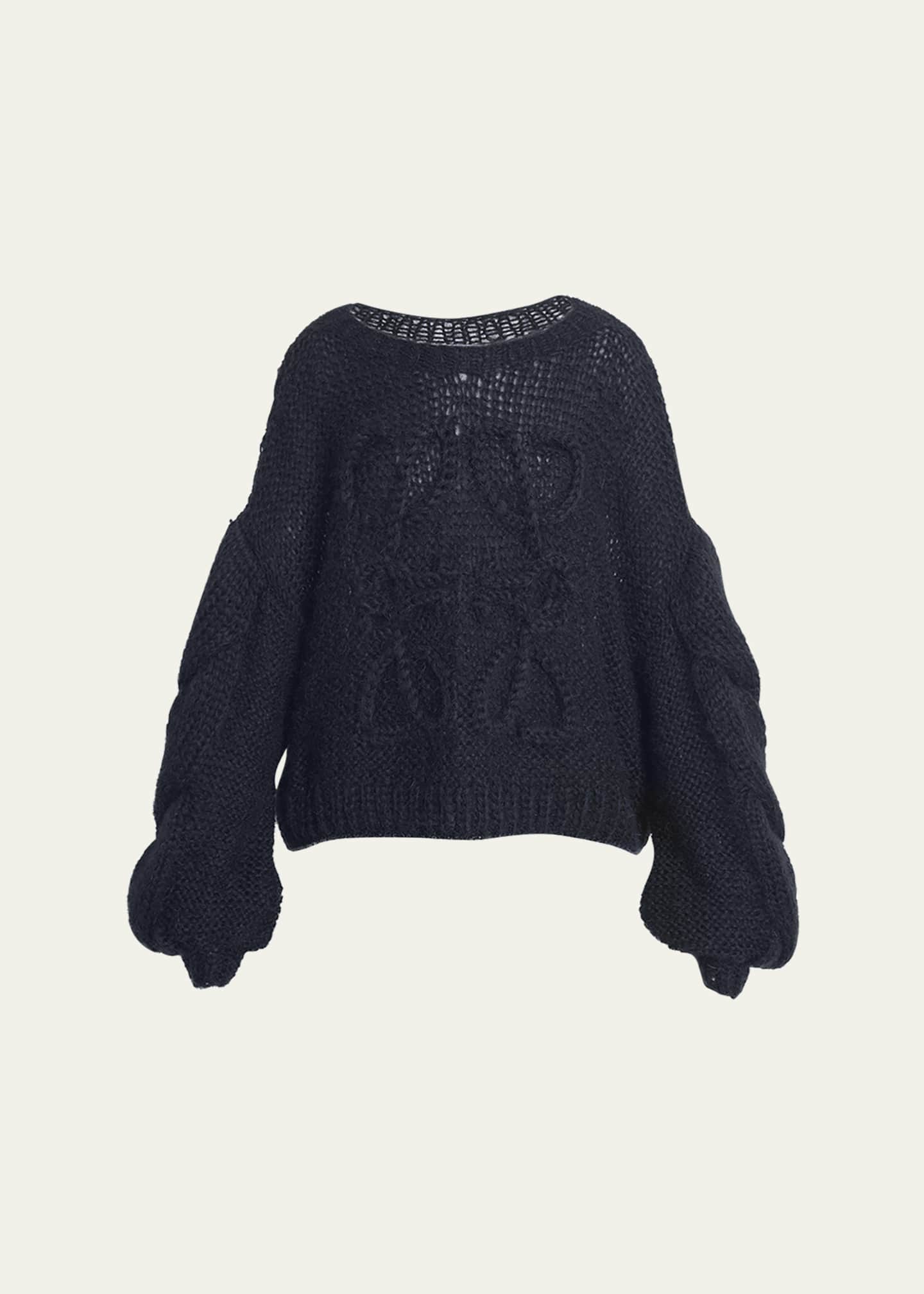 Loewe cable knit sweater sales