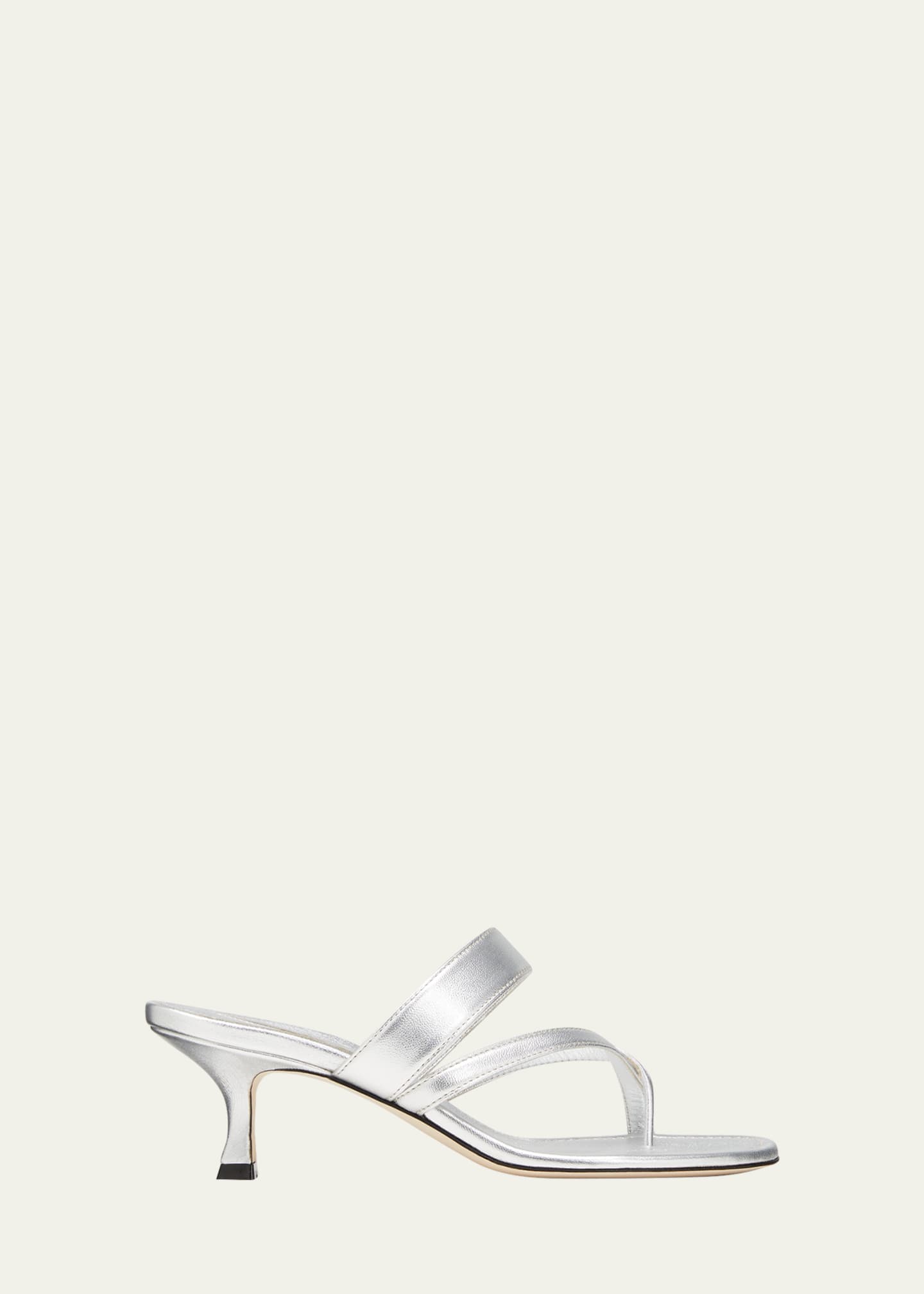 Manolo blahnik online silver sandals