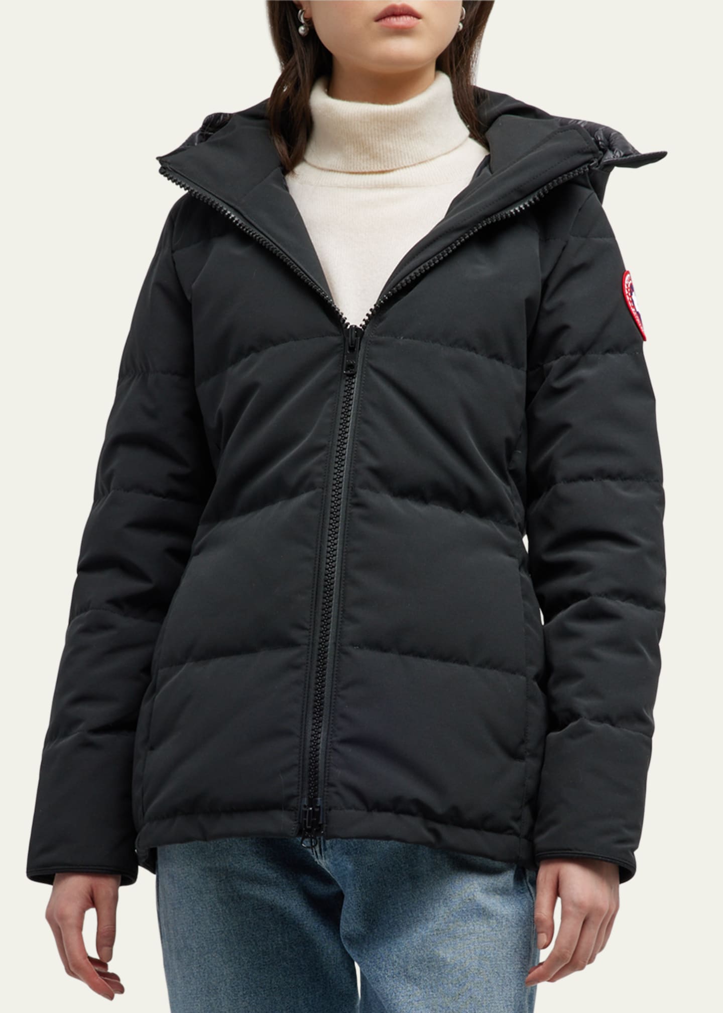 Canada goose chelsea parka black small outlet