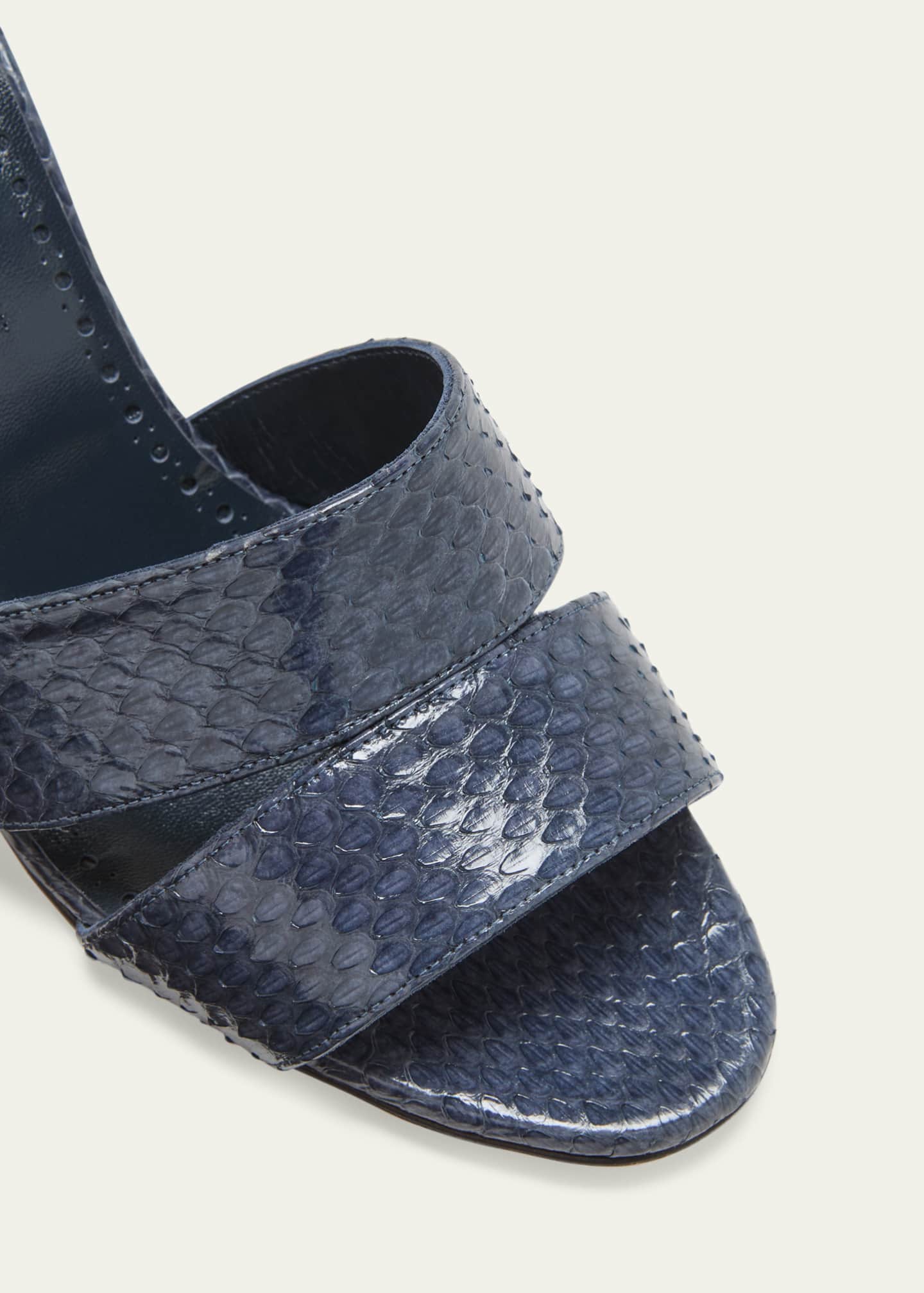 Manolo blahnik best sale snakeskin sandals