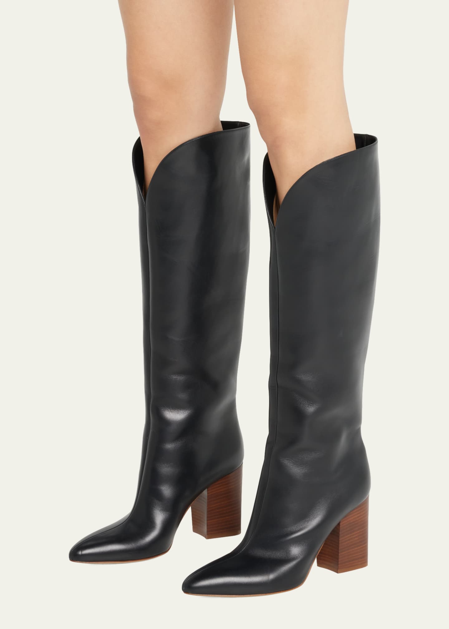 Cora Knee High Leather Boots main image 0