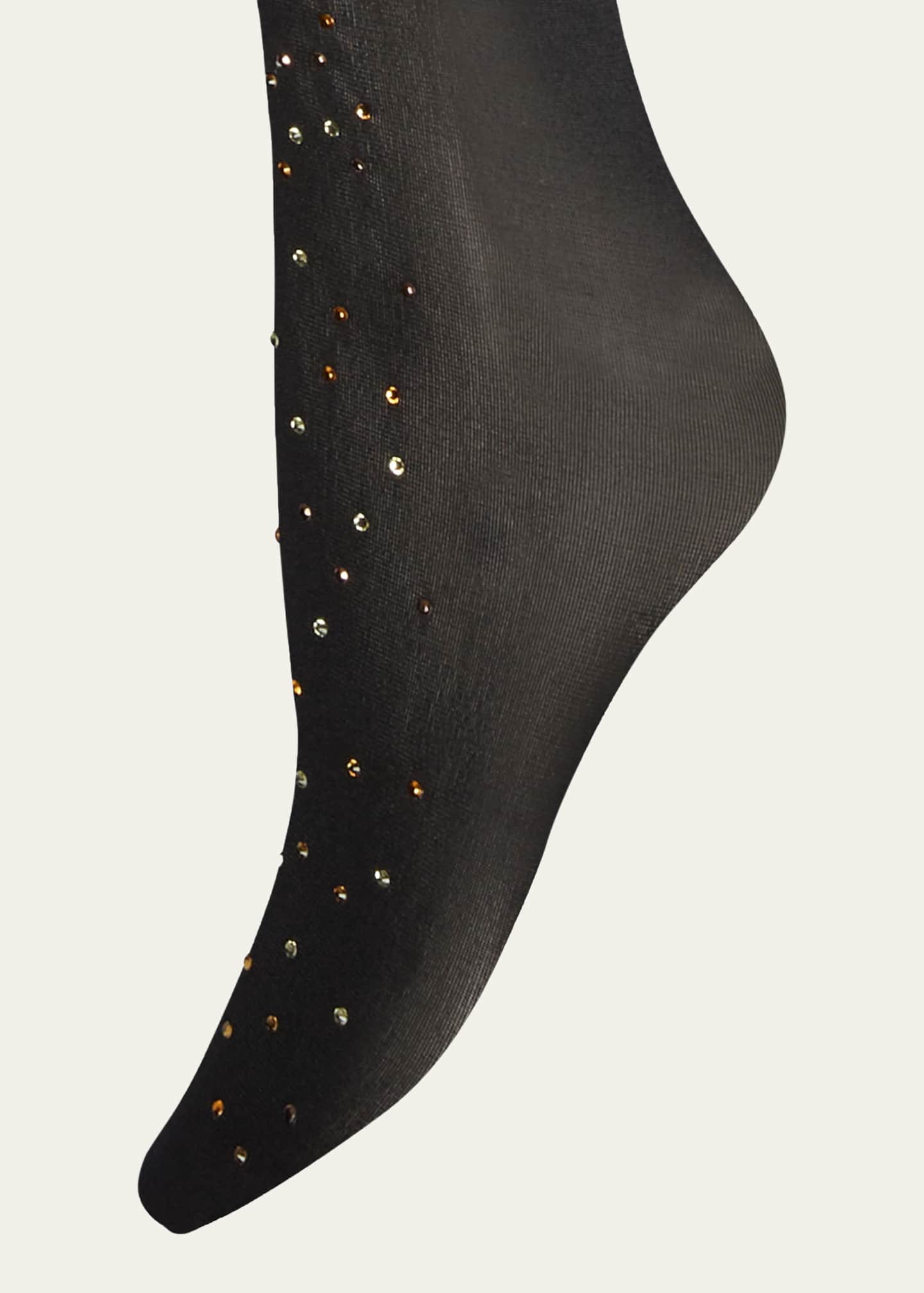 Wolford Crystal Matrix RhinestoneEmbellished Tights Bergdorf Goodman