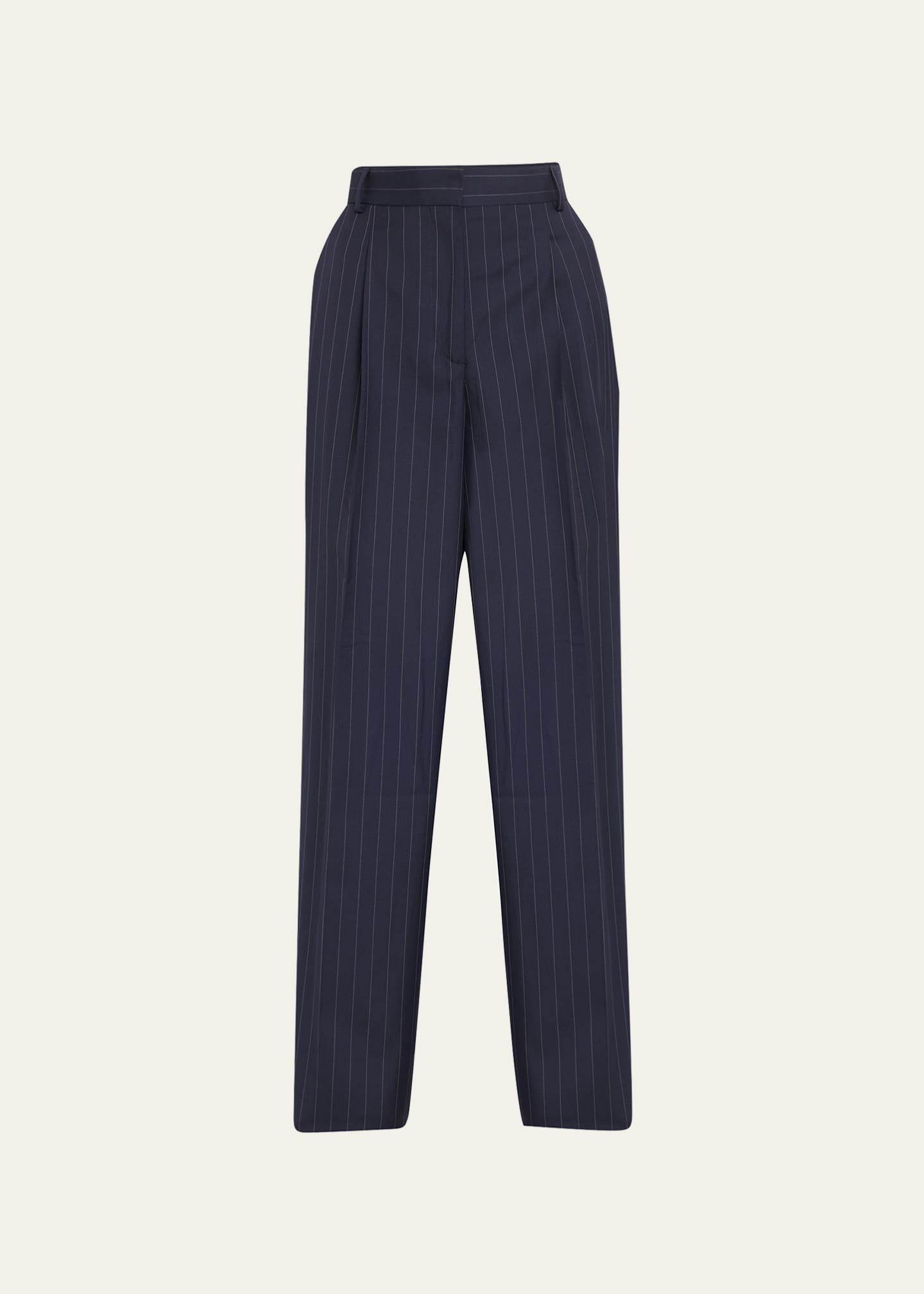 Uniqlo pinstripe cheap trousers