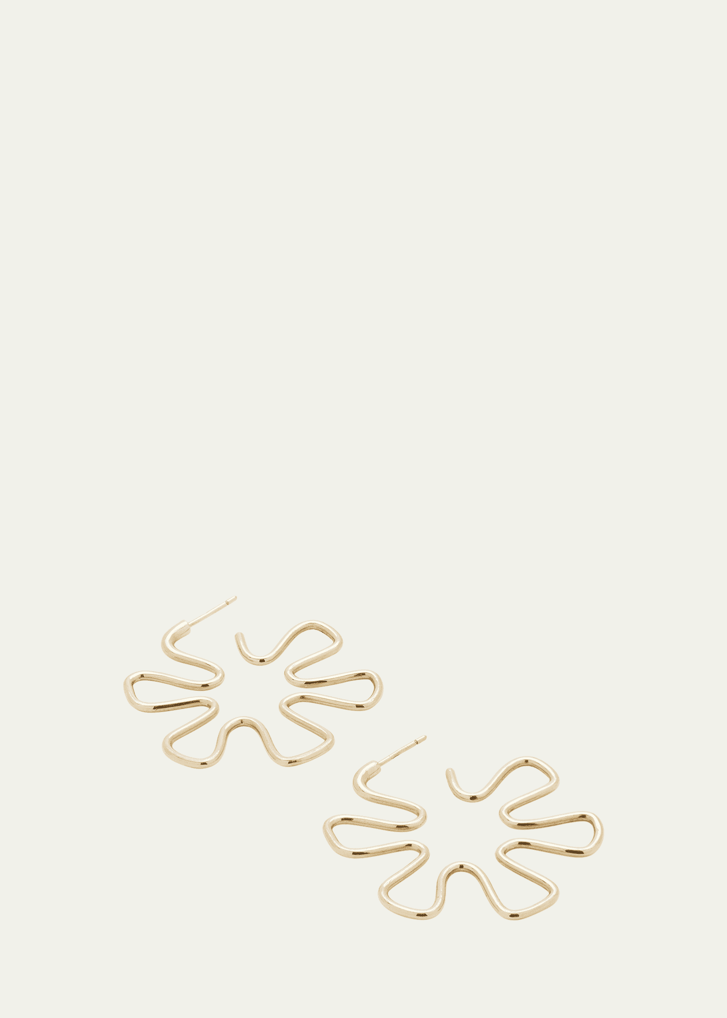 Bea Bongiasca B Gold Earrings in 9K Yellow Gold Image 3 of 4