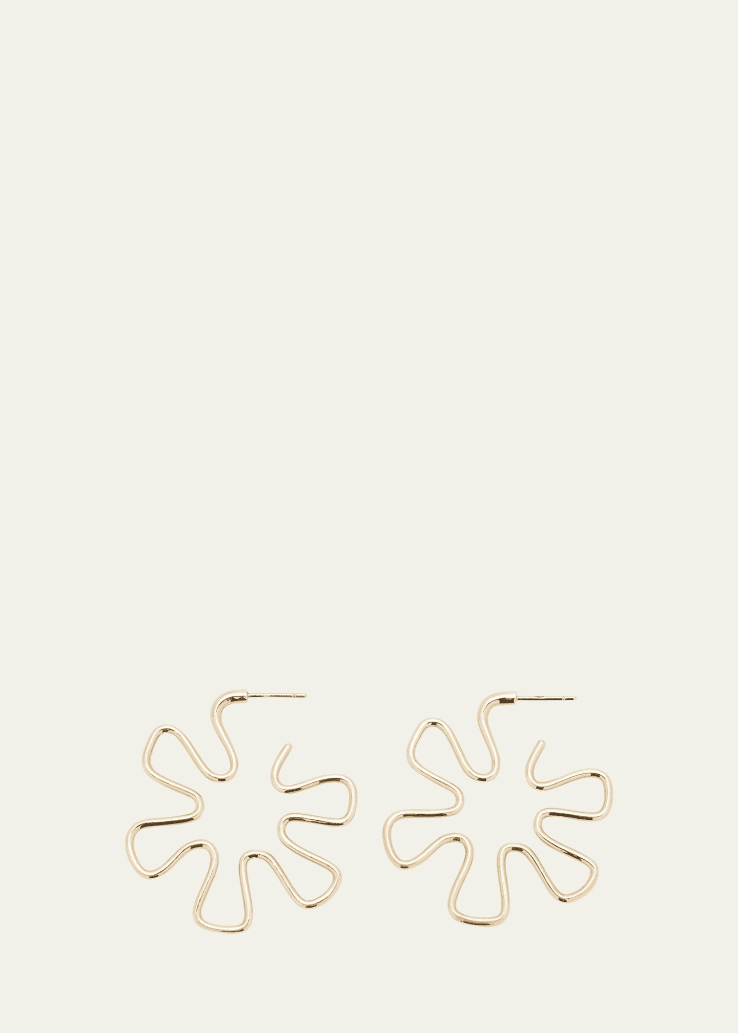 Bea Bongiasca B Gold Earrings in 9K Yellow Gold Image 1 of 4