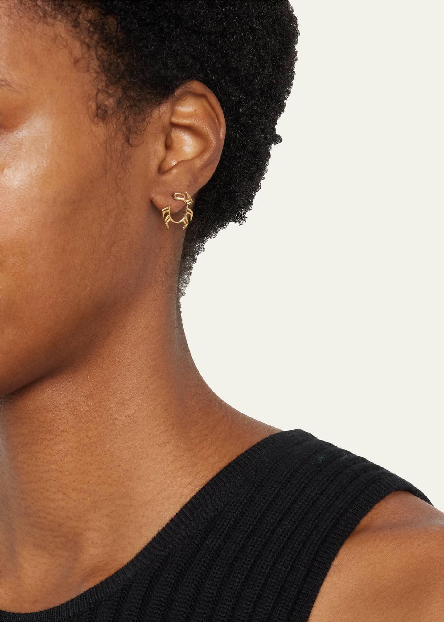 Aliita Scarab Earrings Image 2 of 4