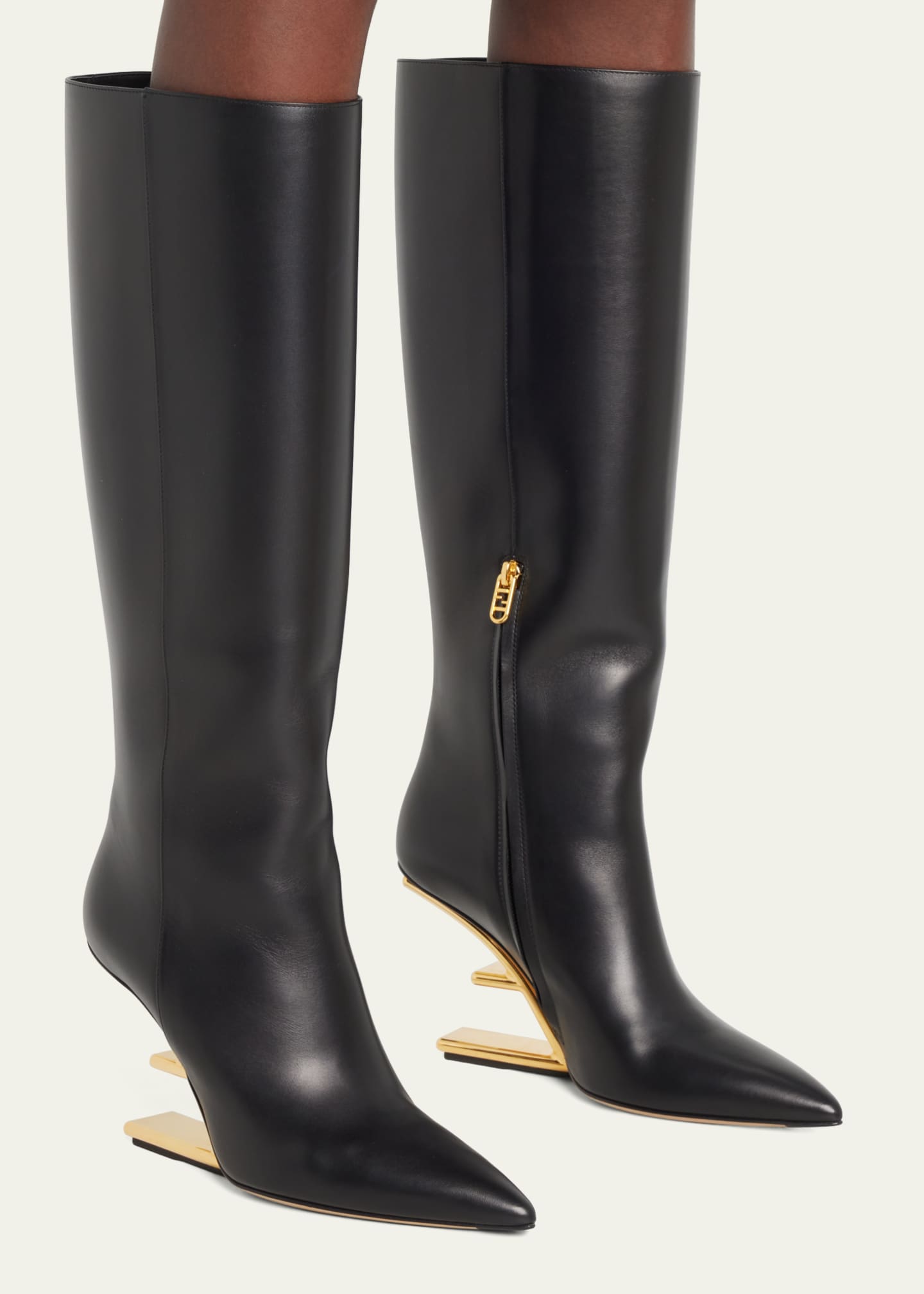 Fendi heel boots hotsell