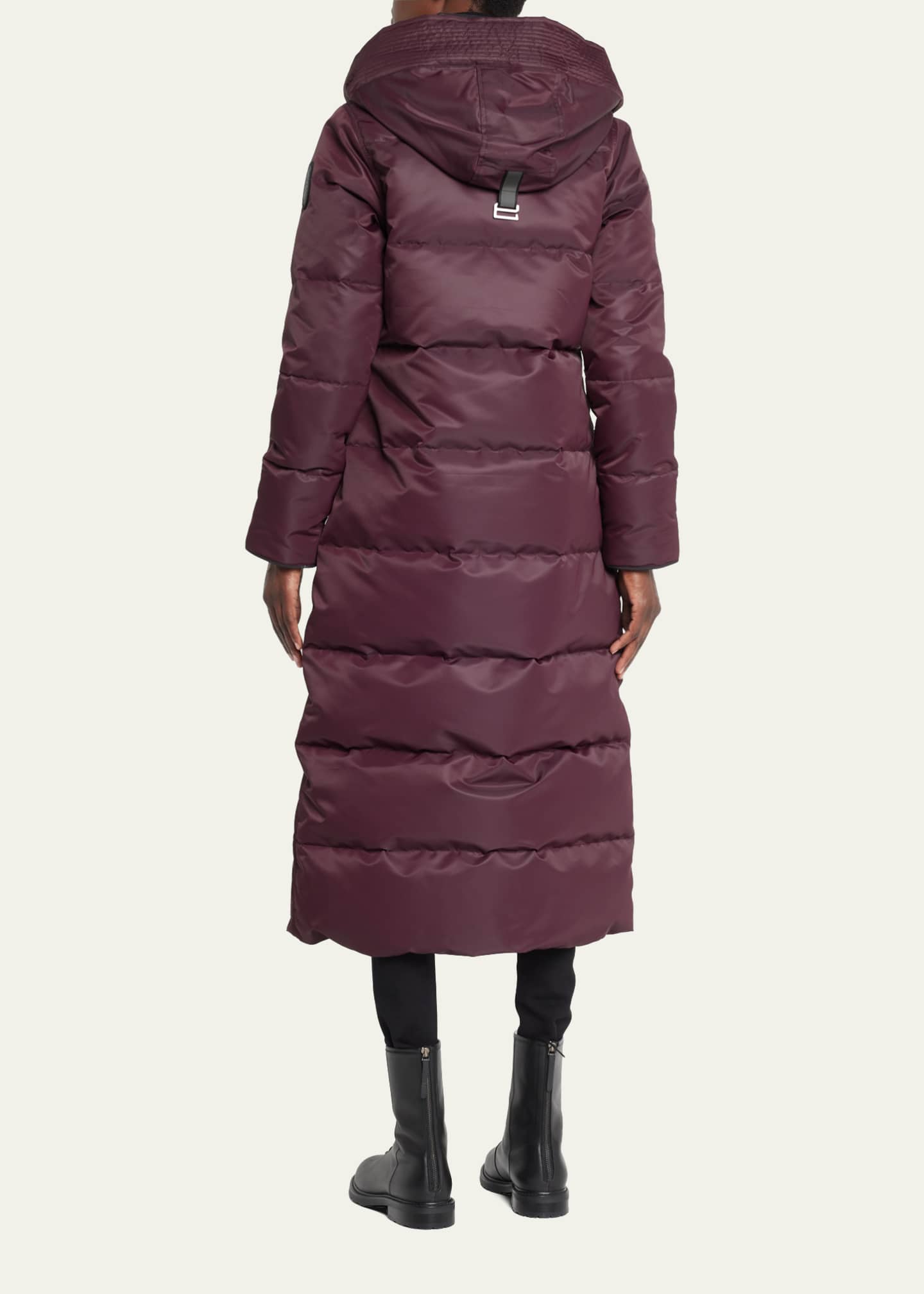 Burgundy canada goose coat hotsell
