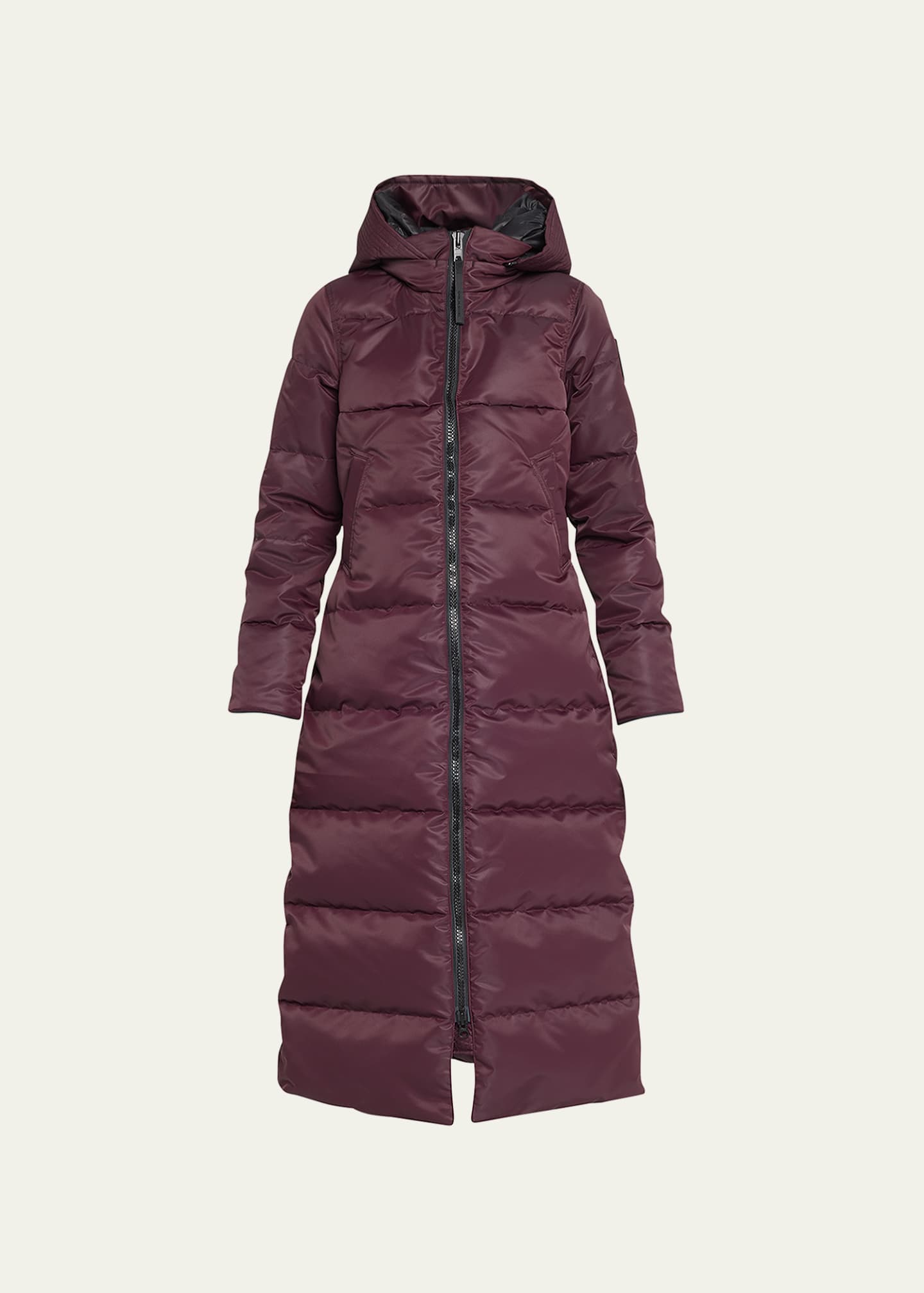 Burgundy canada goose clearance coat