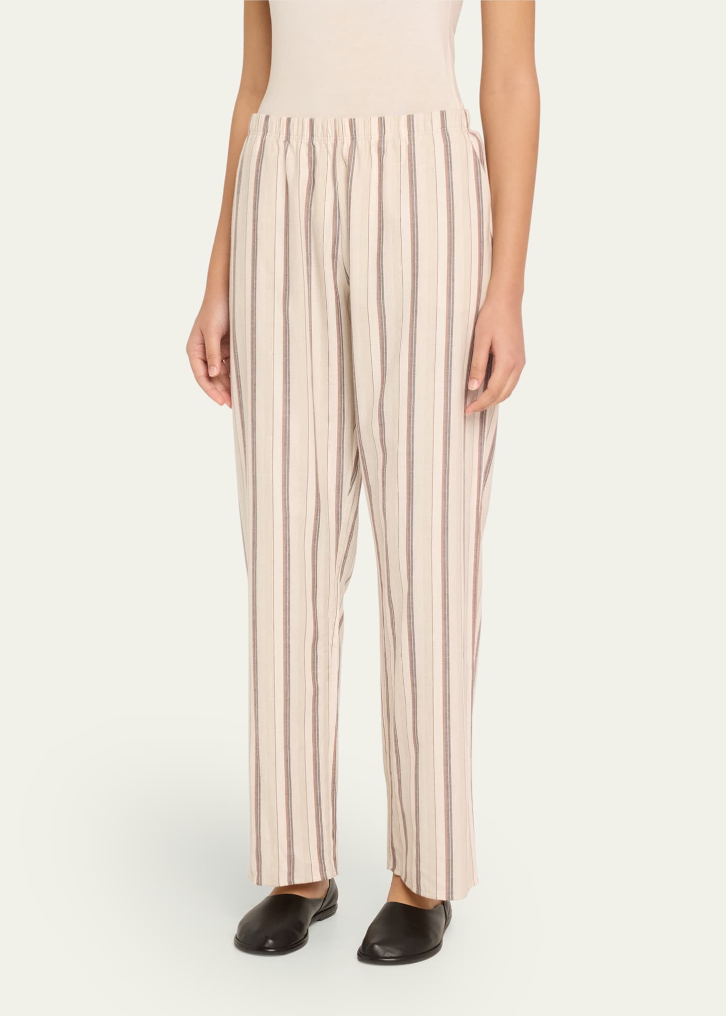 Hanro Loungy Nights Striped Flannel Pants Image 4 of 5