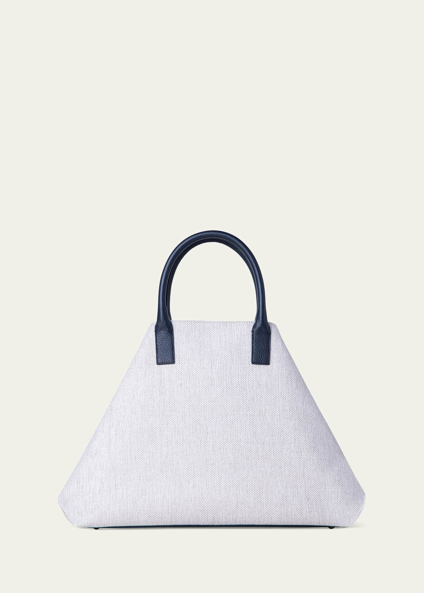 Akris Ai Medium Canvas TopHandle Bag Bergdorf Goodman