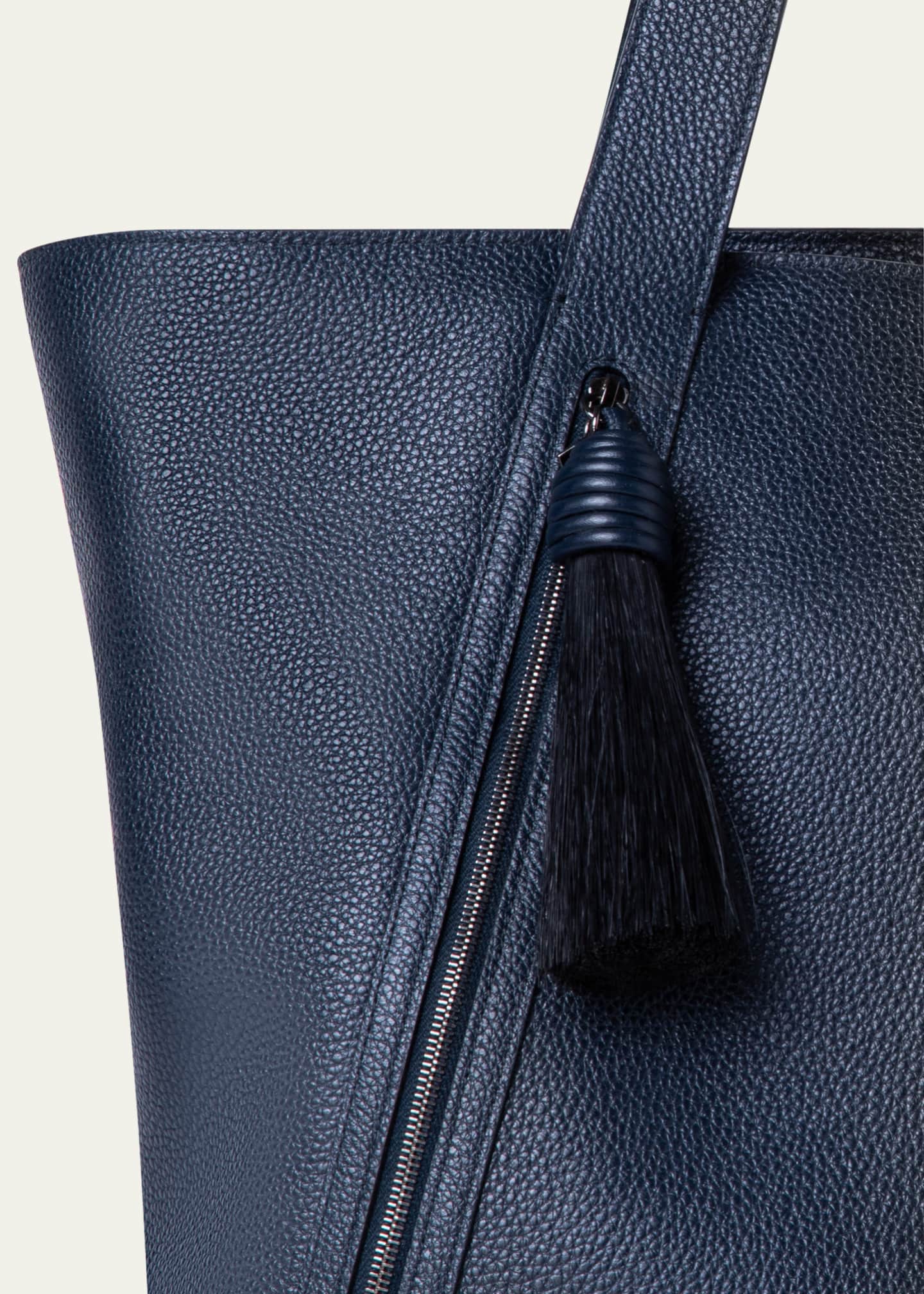 Akris Alexa Zip Leather Tote Bag Image 3 of 5