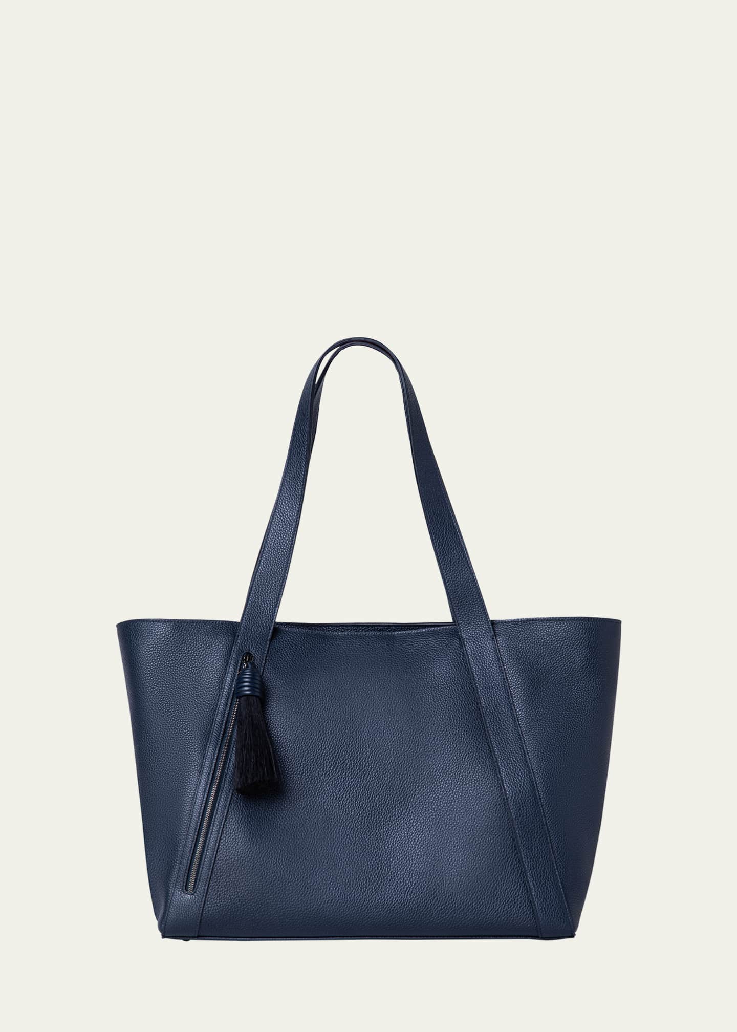 Akris Alexa Zip Leather Tote Bag Image 1 of 5