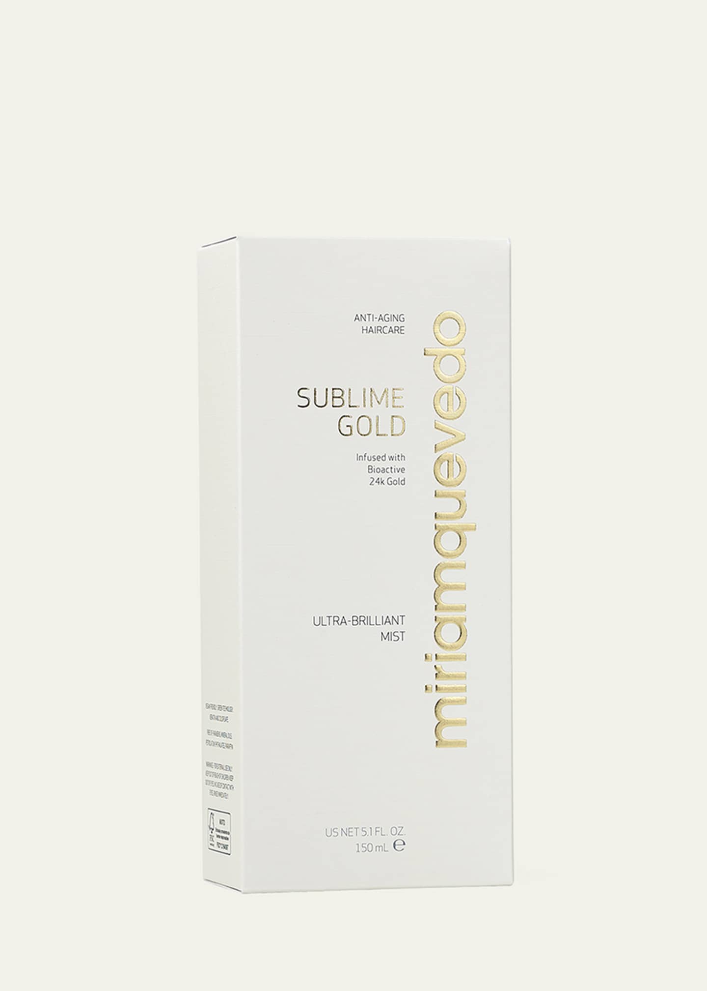 Miriam Quevedo Sublime Gold Ultra-Brilliant Mist, 5 oz./150mL Image 2 of 4