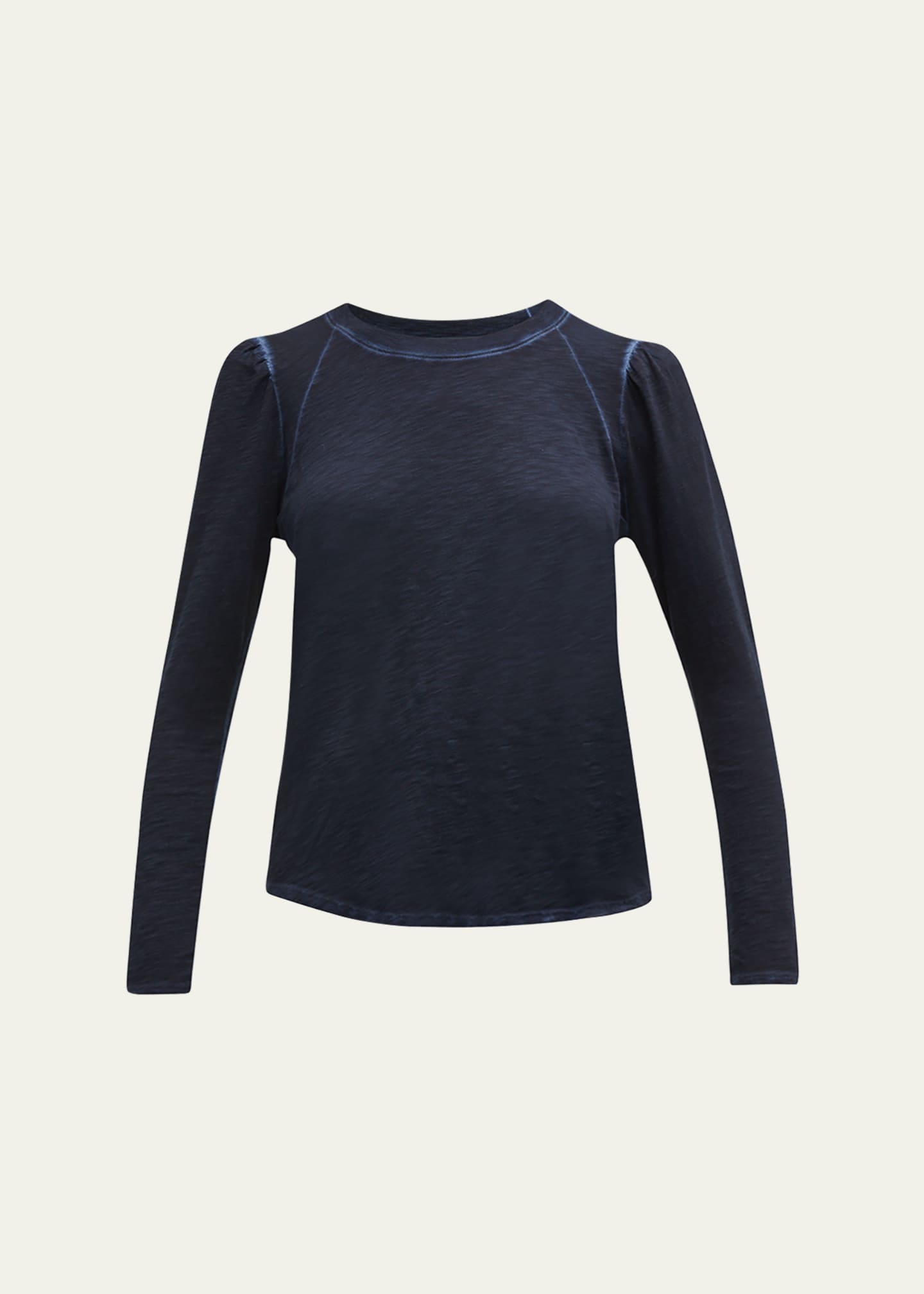Veronica Beard Mason Long Sleeve Baseball Tee Image 1 of 5